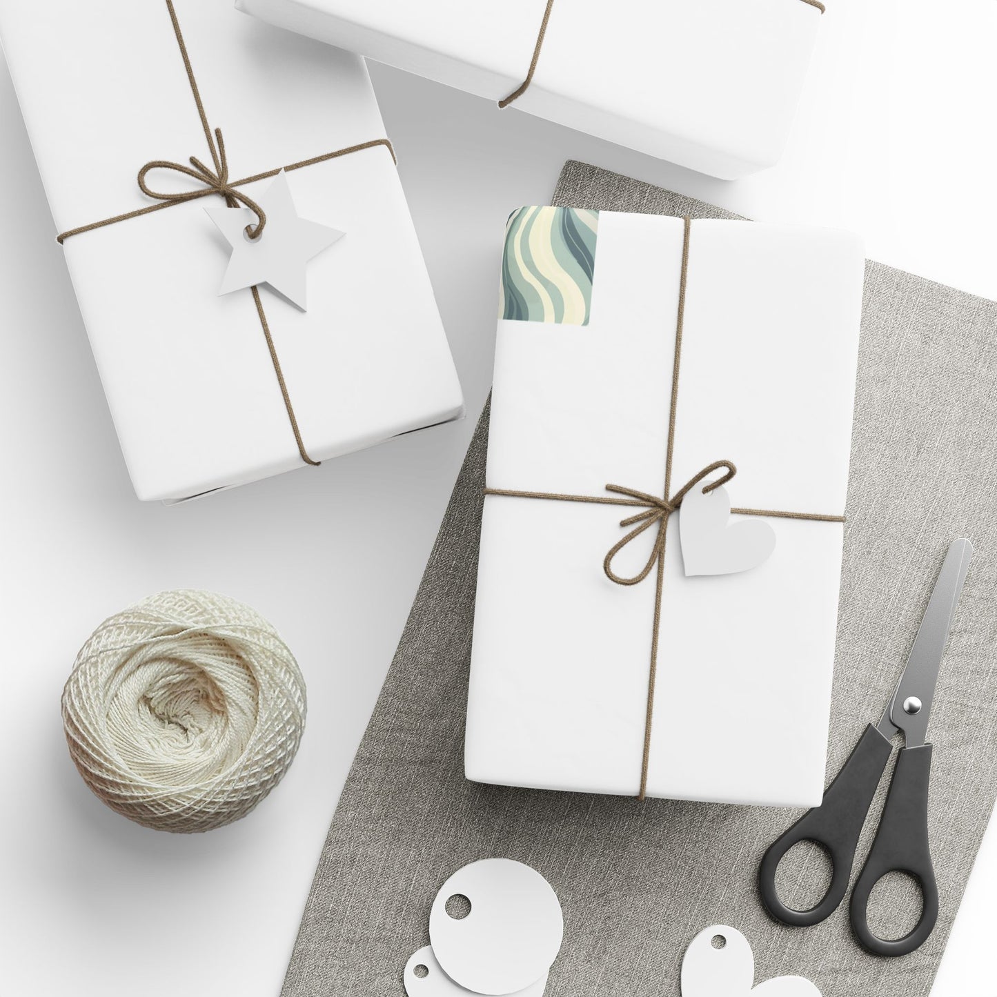Summer Organic Wrapping Paper — Organic Pattern