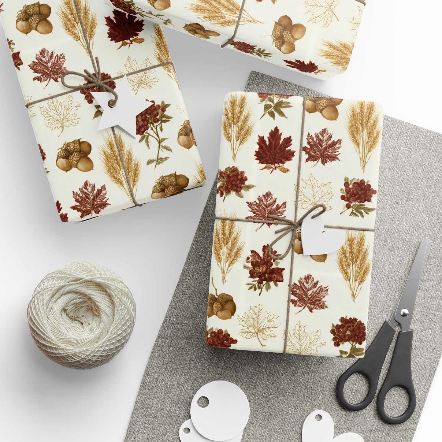 Vintage Harvest Botanicals Wrapping Paper