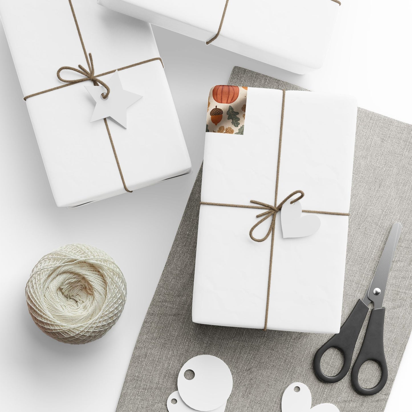 Fall Botanical Wrapping Paper — Botanical Pattern