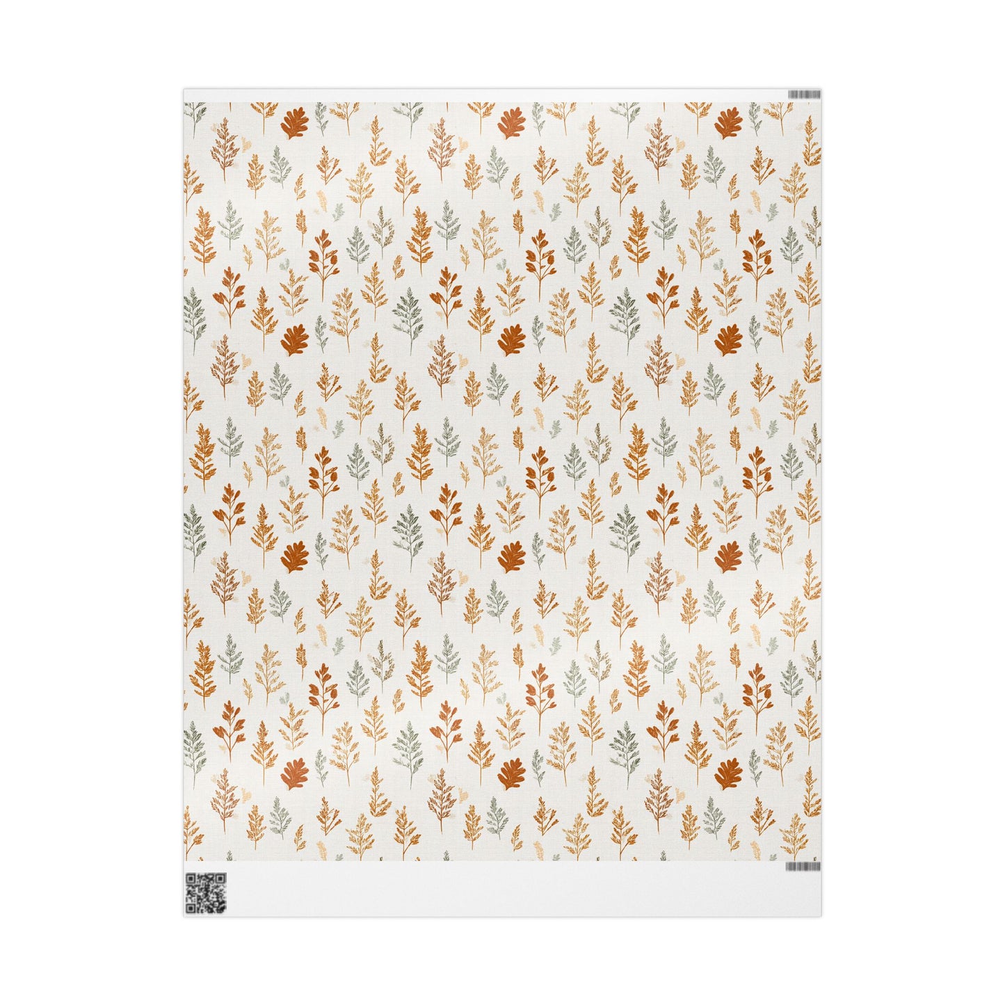 Fall Botanical Wrapping Paper — Autumn Study No. 003