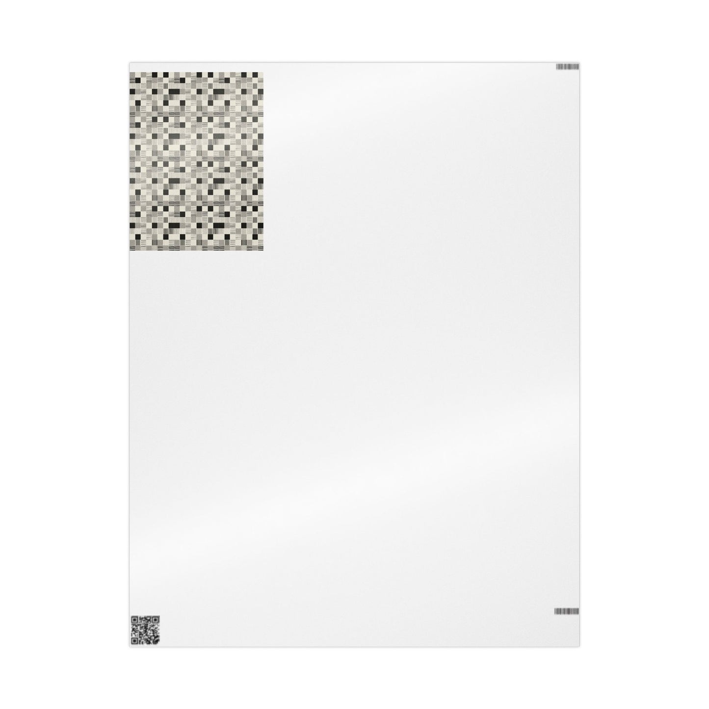 All-Season Geometric Wrapping Paper — Geometric Pattern