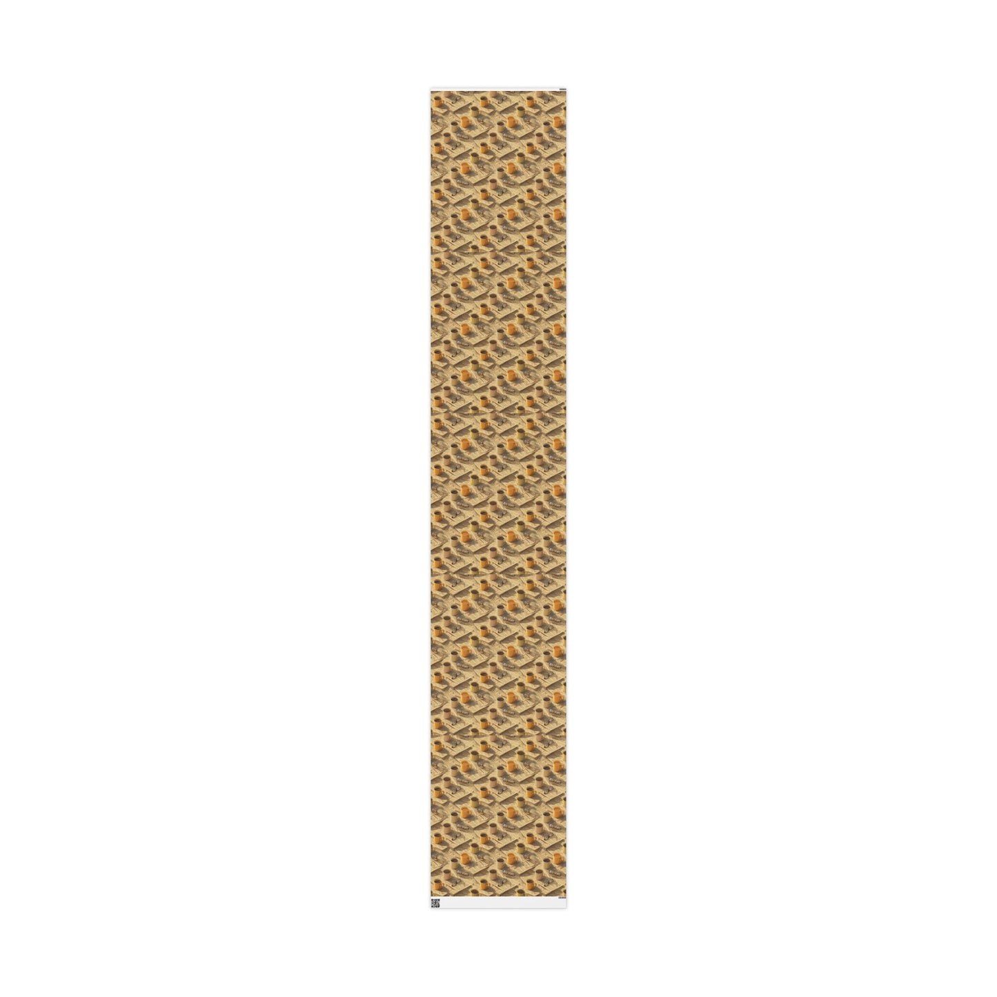 Newspaper Typography Pattern Wrapping Paper — Edition No. 001