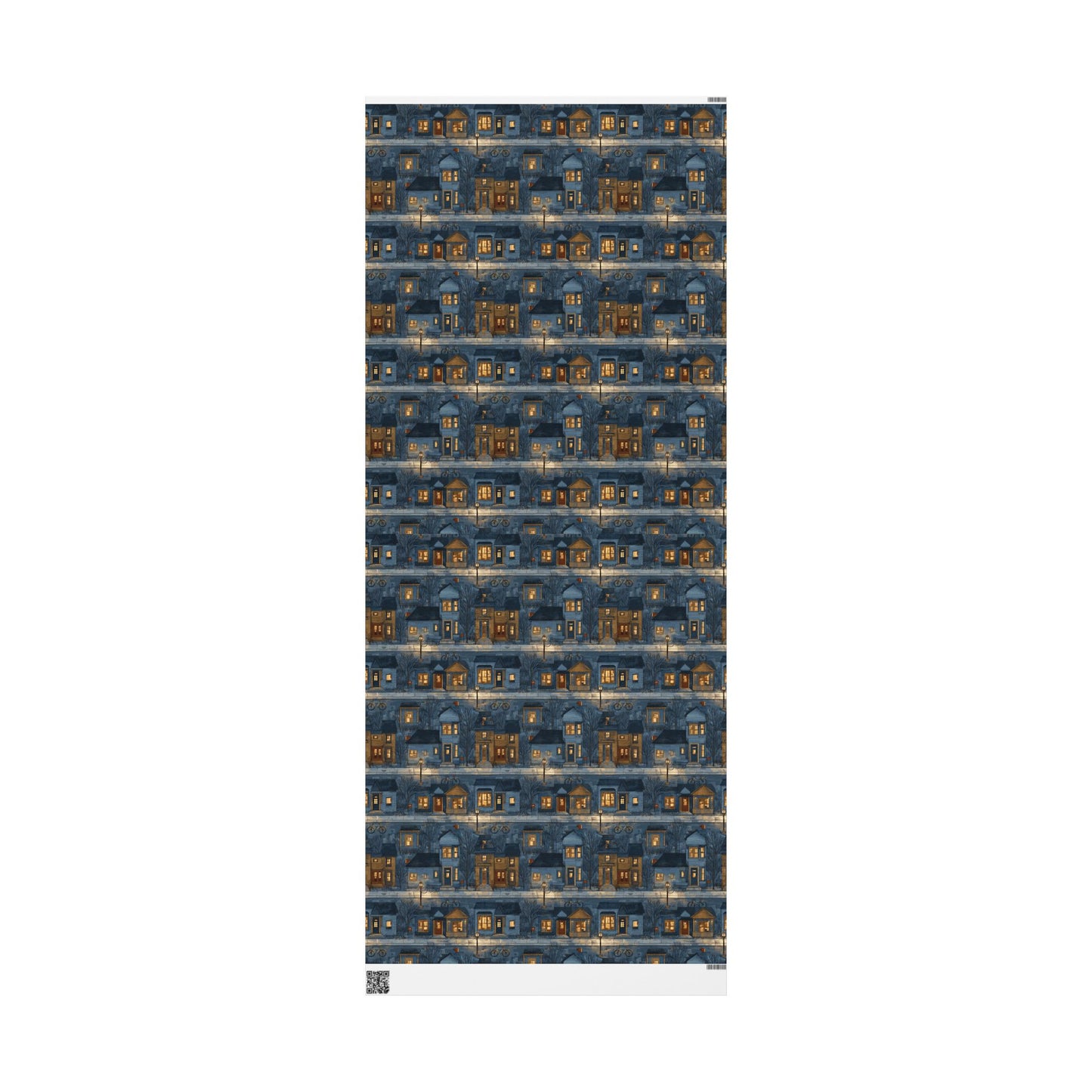 Neighborhood Map Pattern Wrapping Paper — District No. 003