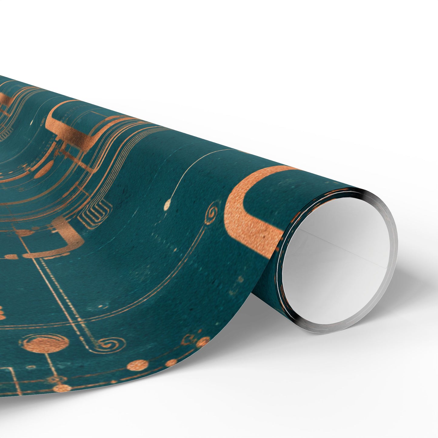 Circuit Board Pattern Wrapping Paper — Trace No. 003
