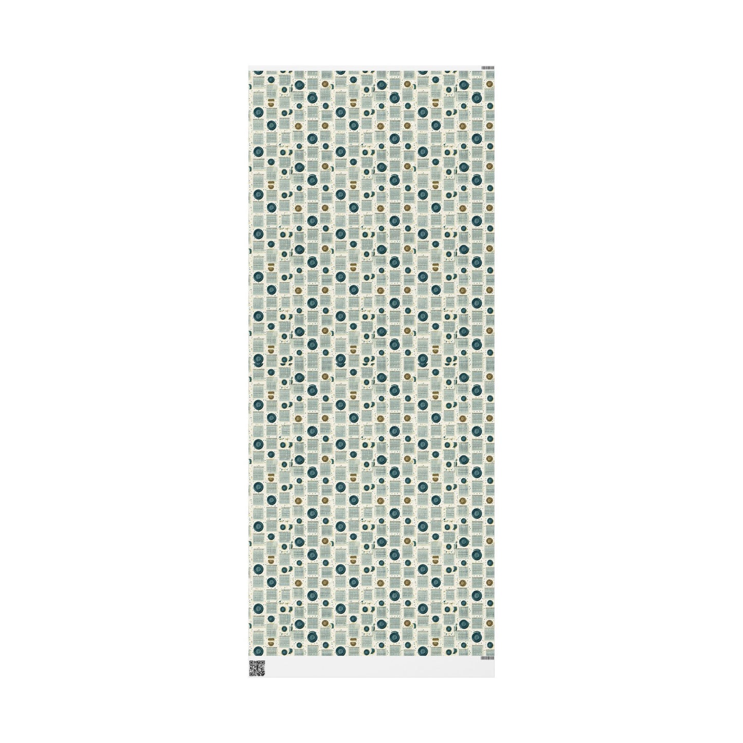Vintage Analog Calendar Wrapping Paper