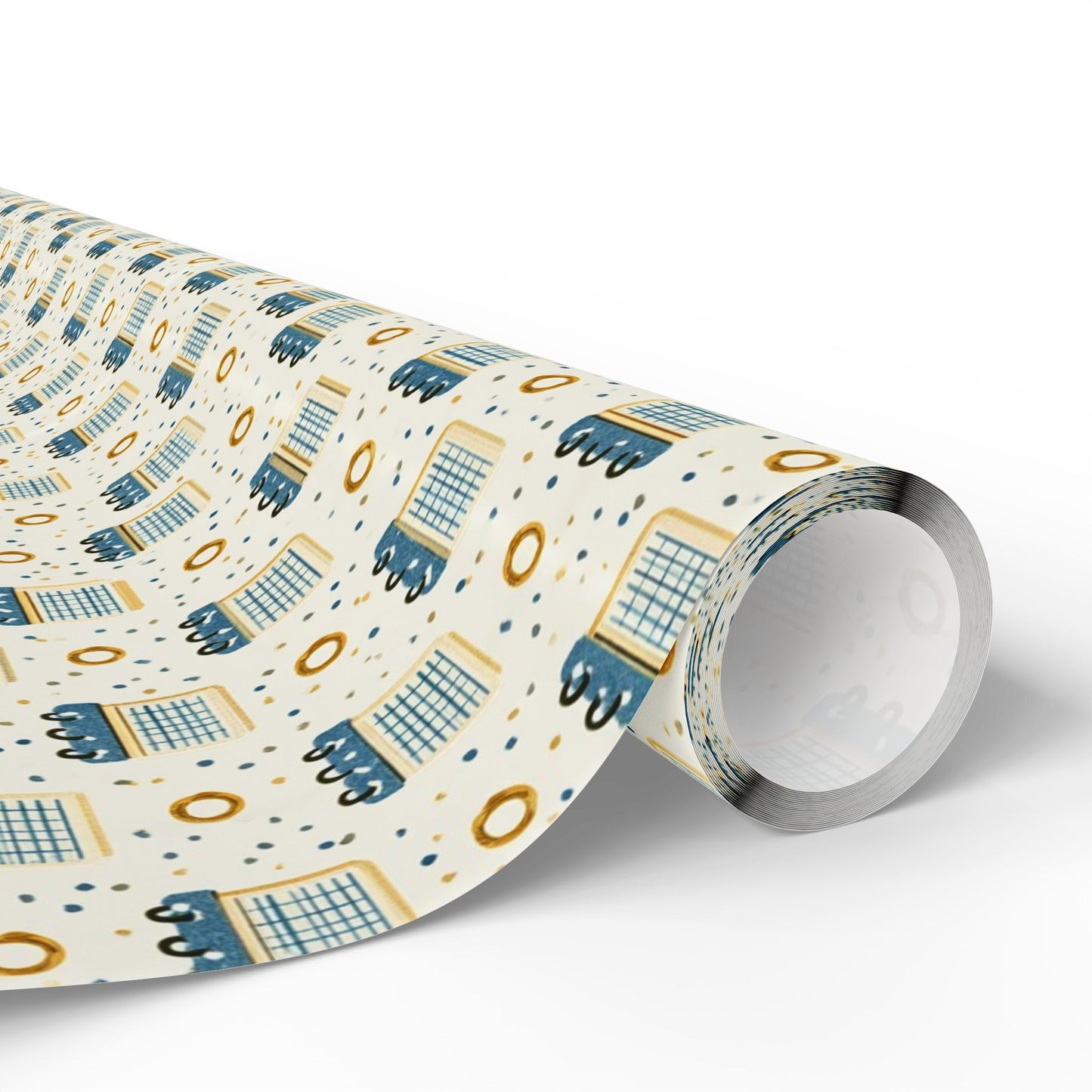 Vintage Analog Calendar Wrapping Paper