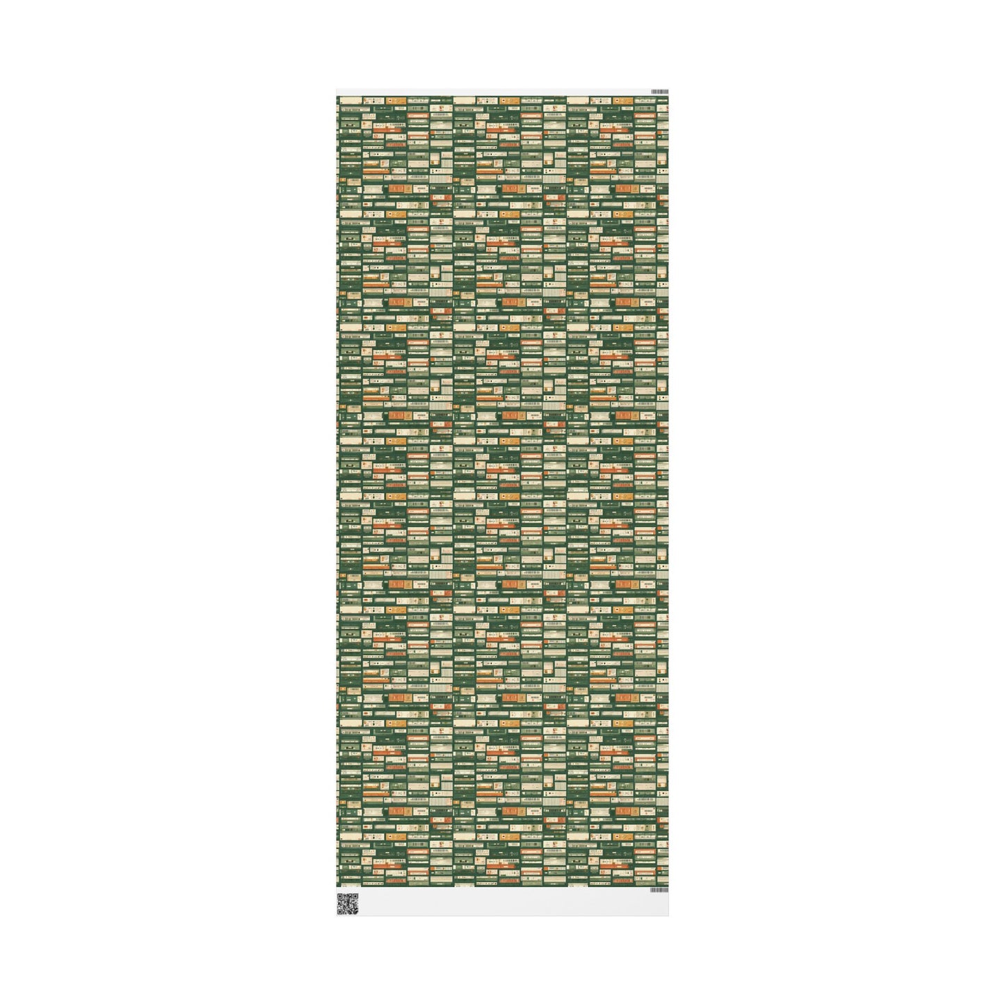 Library & Books Pattern Wrapping Paper — Collection No. 001