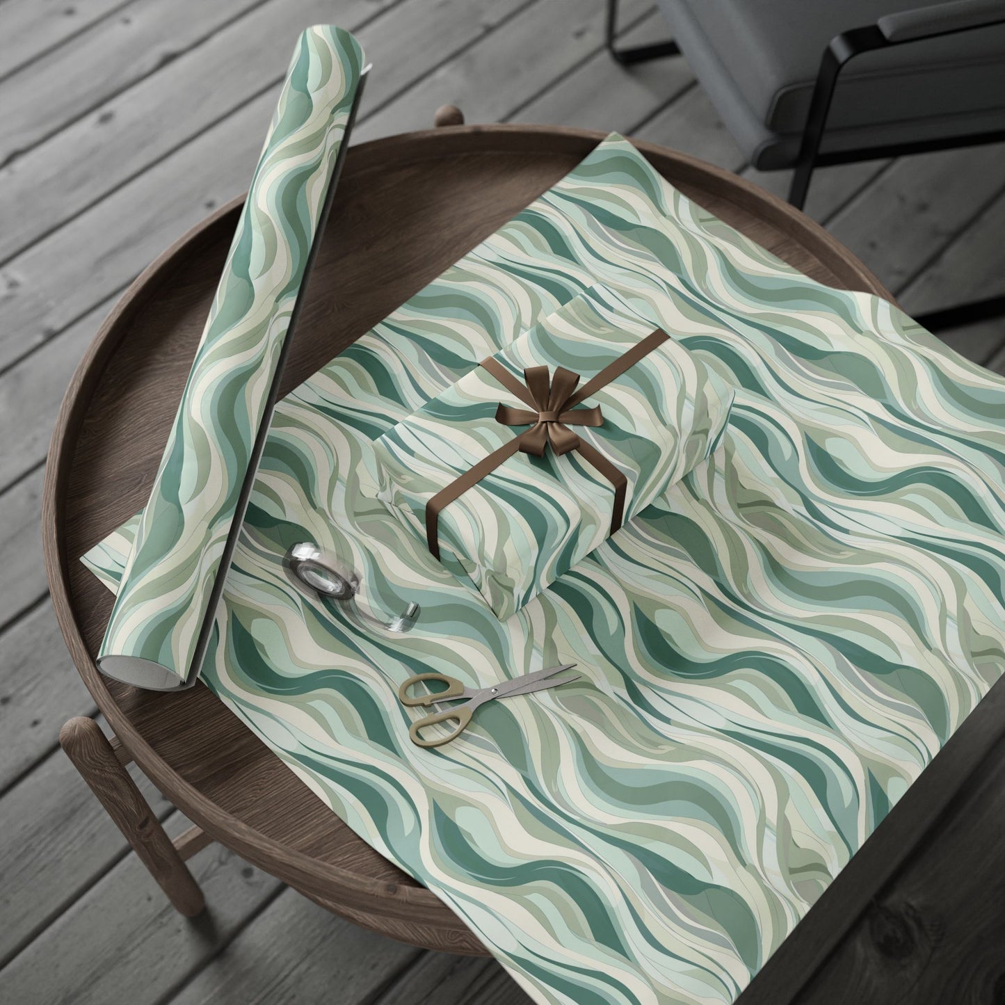 Summer Organic Wrapping Paper — Organic Pattern
