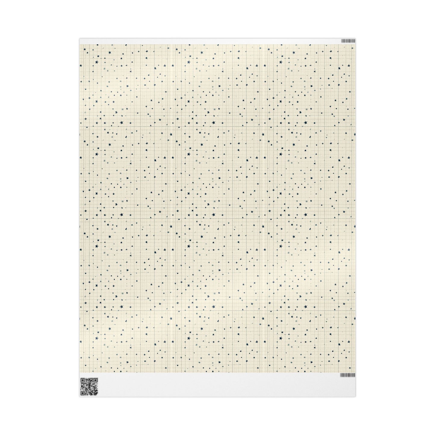 Minimalist Star Grid Wrapping Paper