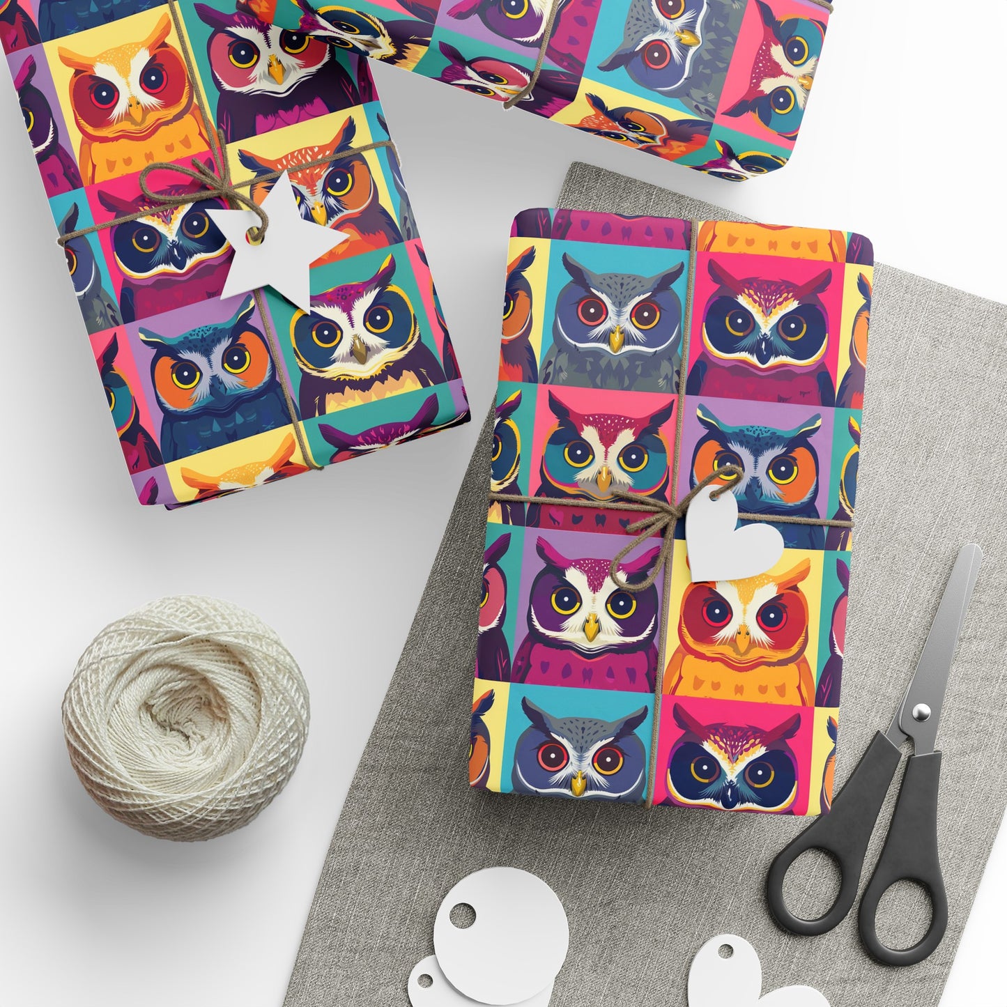 60's Owls #4 Wrapping Paper