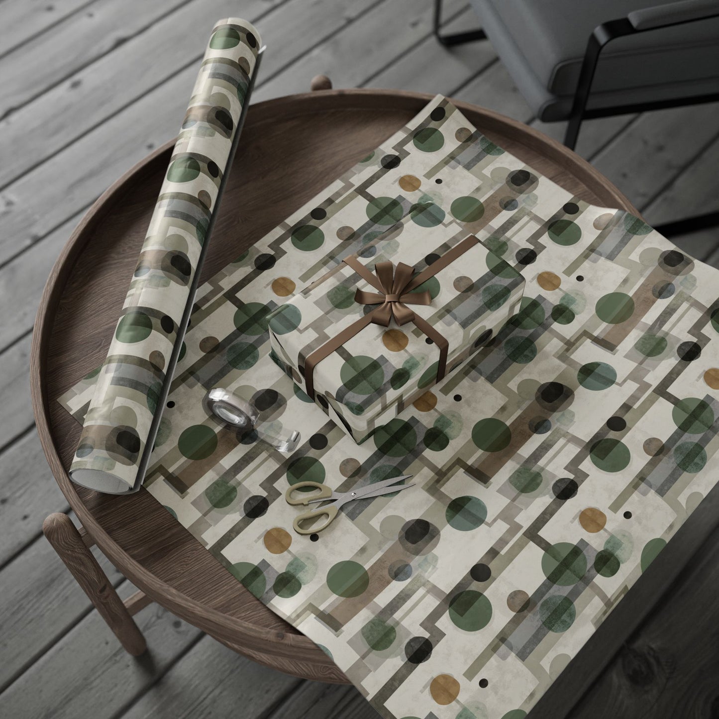 Flowchart Pattern Wrapping Paper — Process No. 002