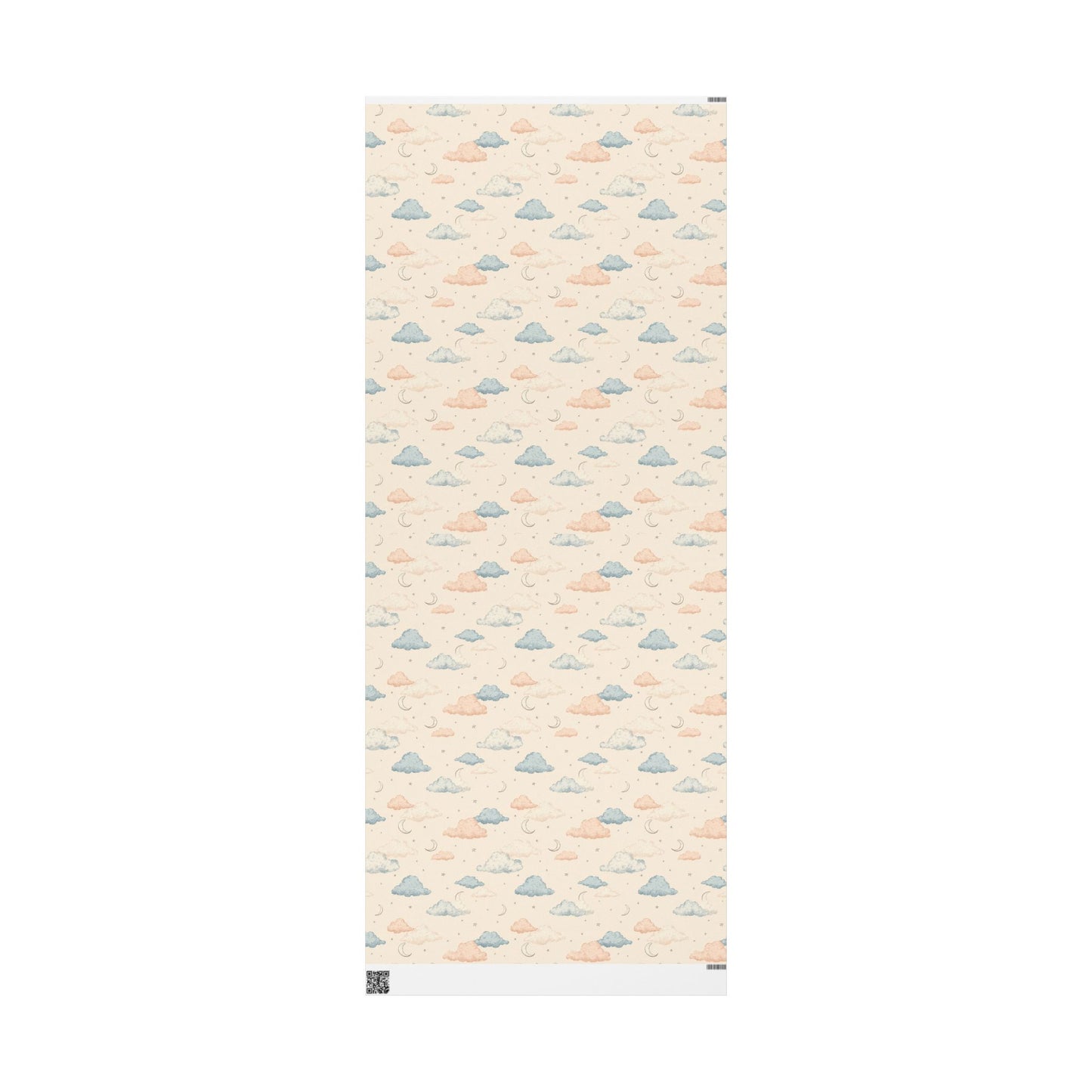 Celestial Wrapping Paper — Moons, Stars & Clouds | All-Occasion Gift Wrap