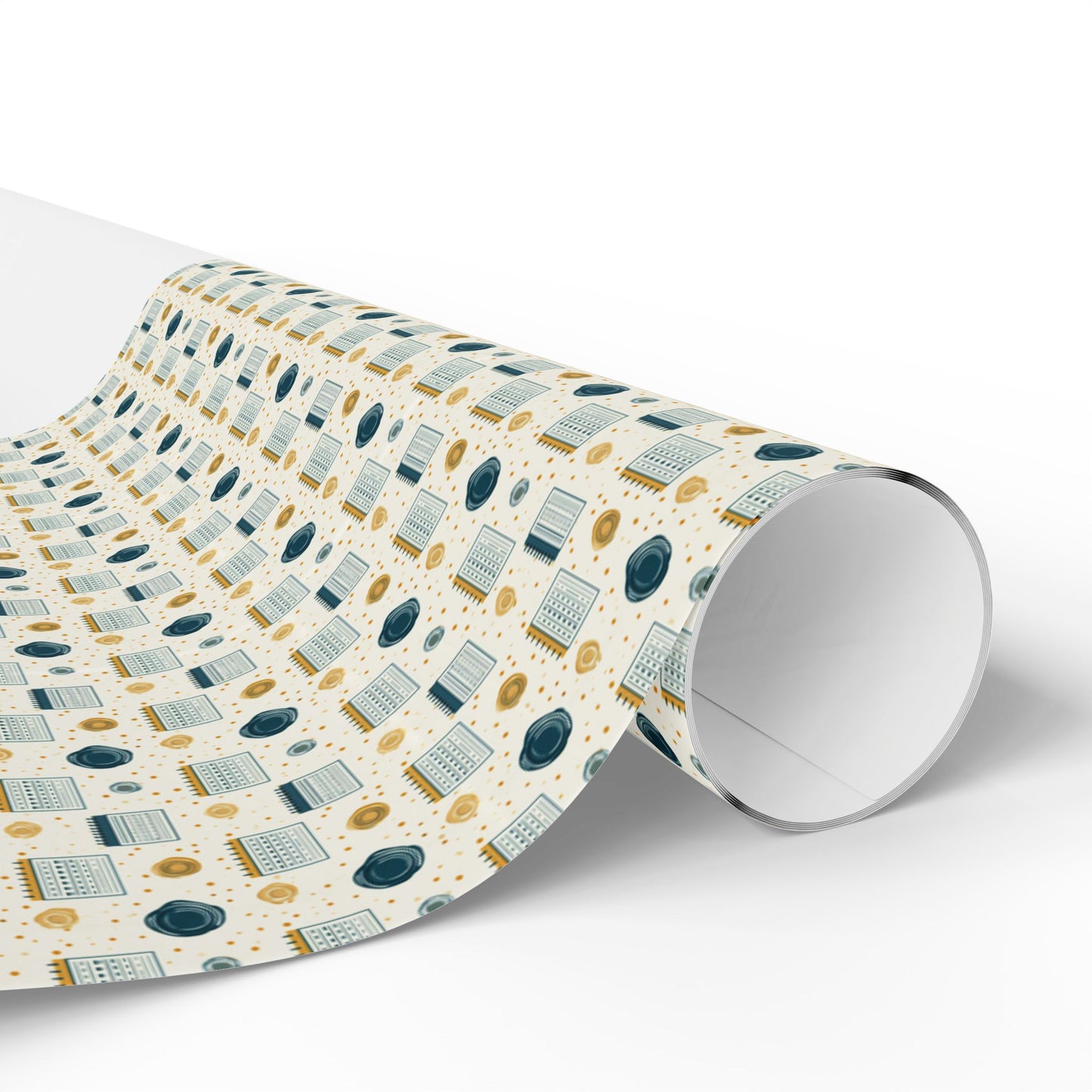 Calendar Page Wrapping Paper | Vintage Analog Calendar Motif | All-Season Gift Wrap