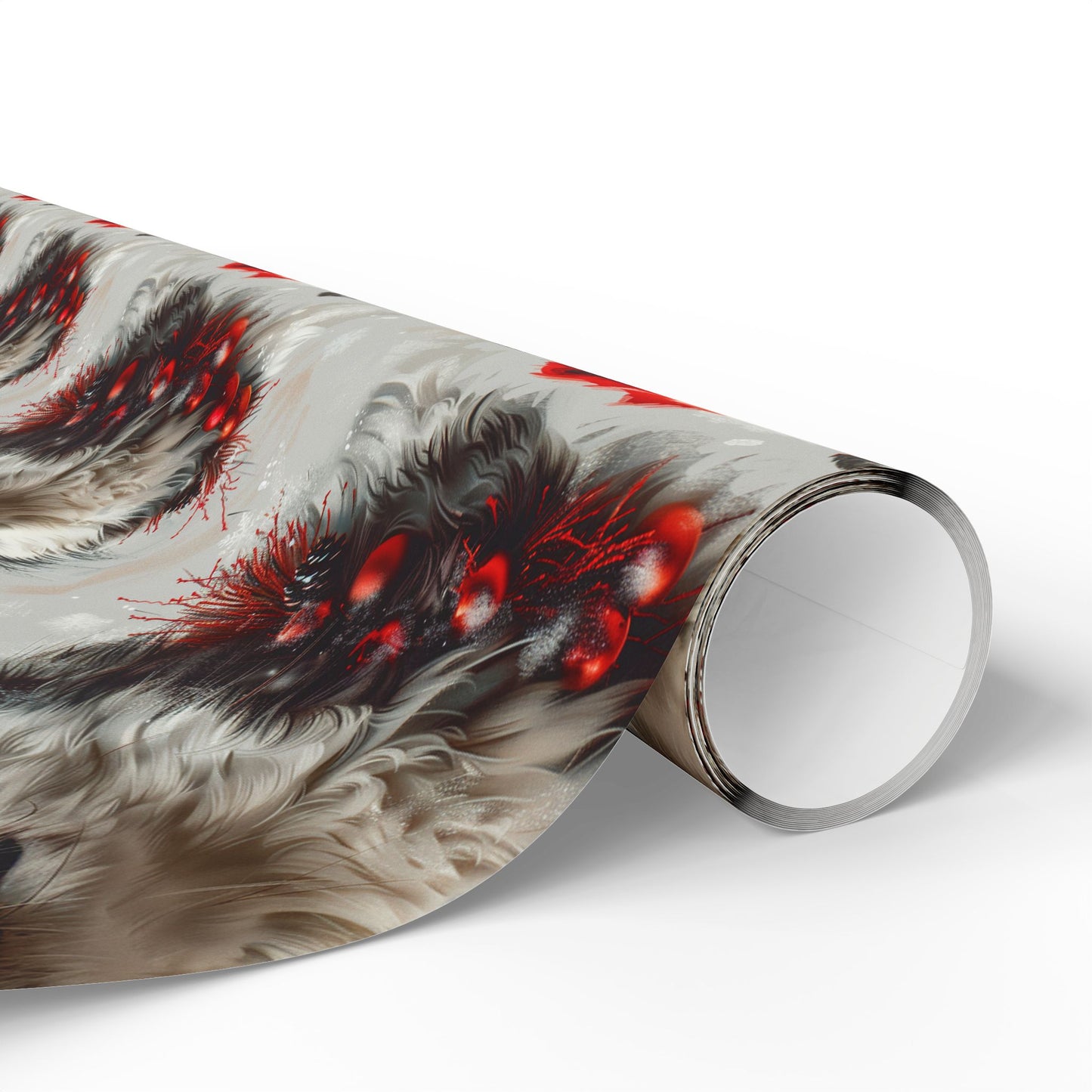 Husky Santa Wrapping Papers