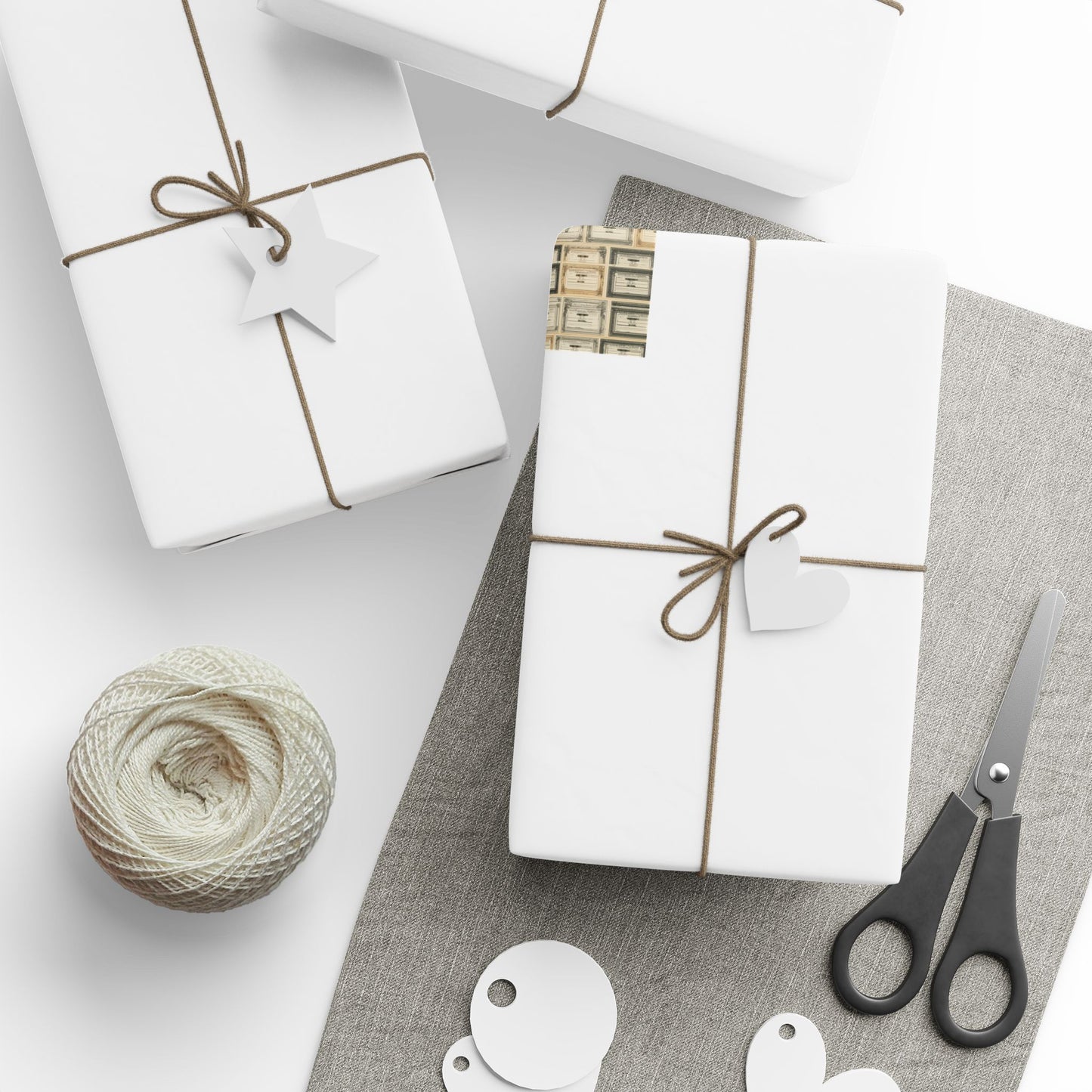 Natural History Wrapping Paper | Specimen Label & Naturalist Archive Pattern | All-Season Gift Wrap