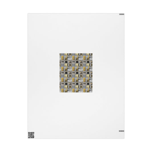 Airport & Runway Pattern Wrapping Paper — Directional No. 002