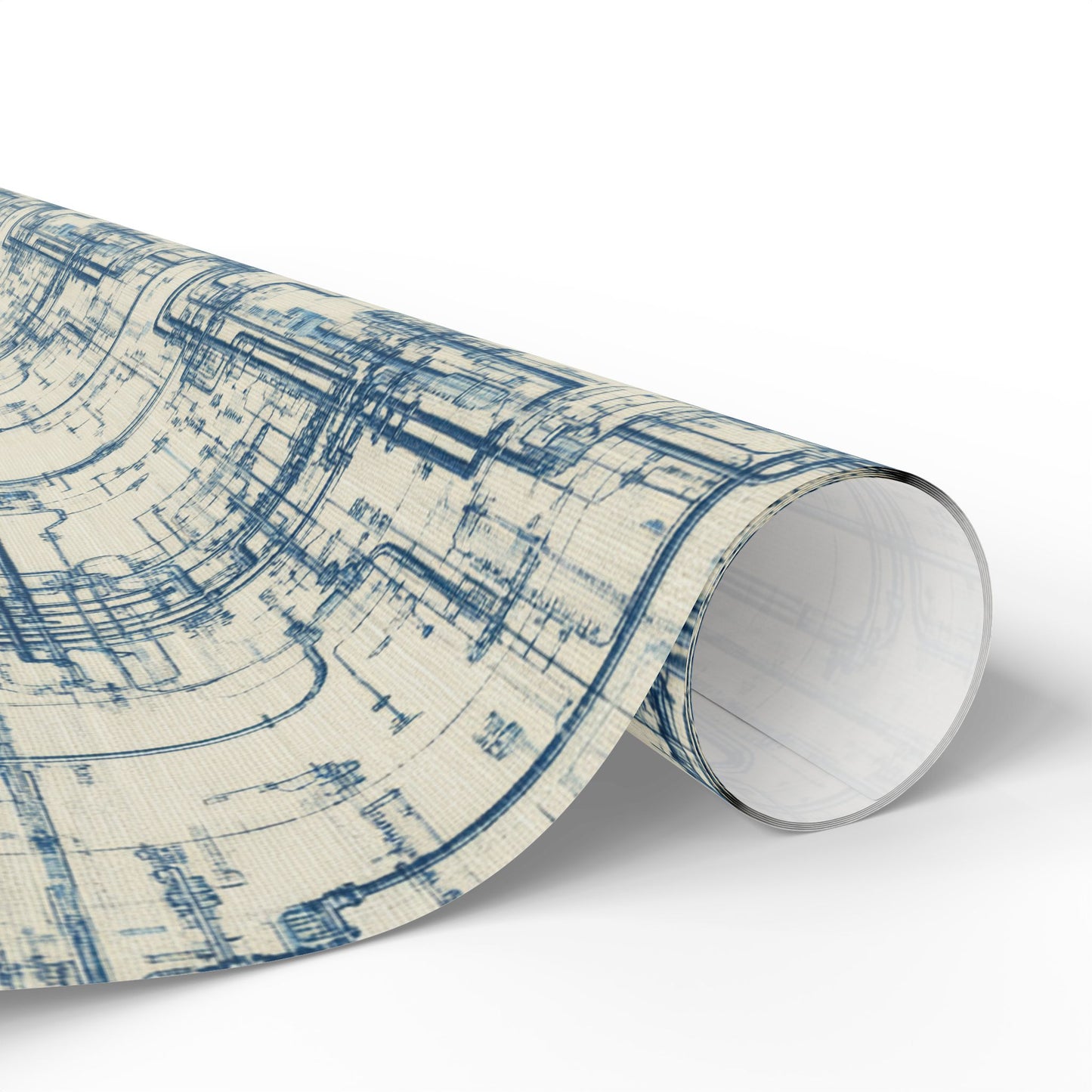 Utility & Infrastructure Map Wrapping Paper — Grid No. 002
