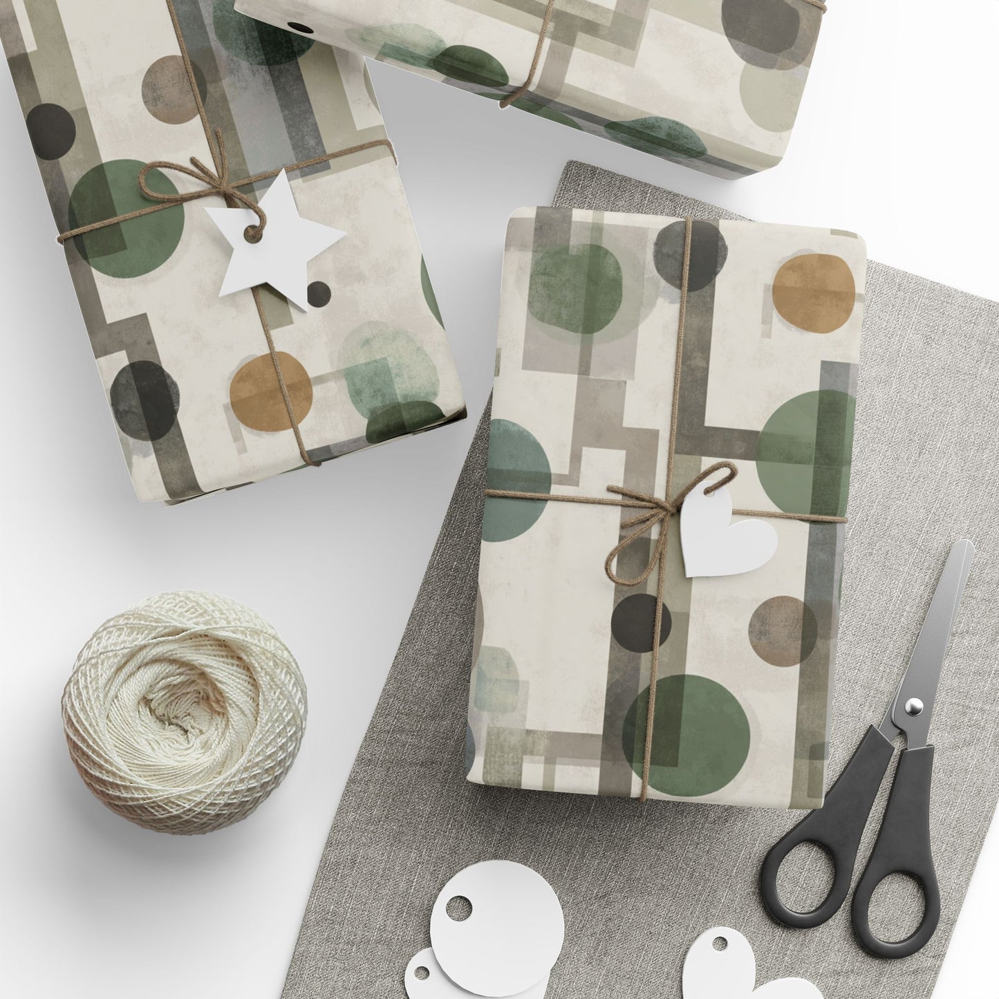 Flowchart Pattern Wrapping Paper — Process No. 002
