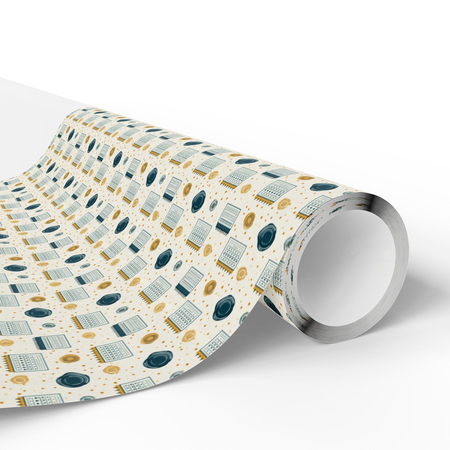 Calendar Page Wrapping Paper | Vintage Analog Calendar Motif | All-Season Gift Wrap