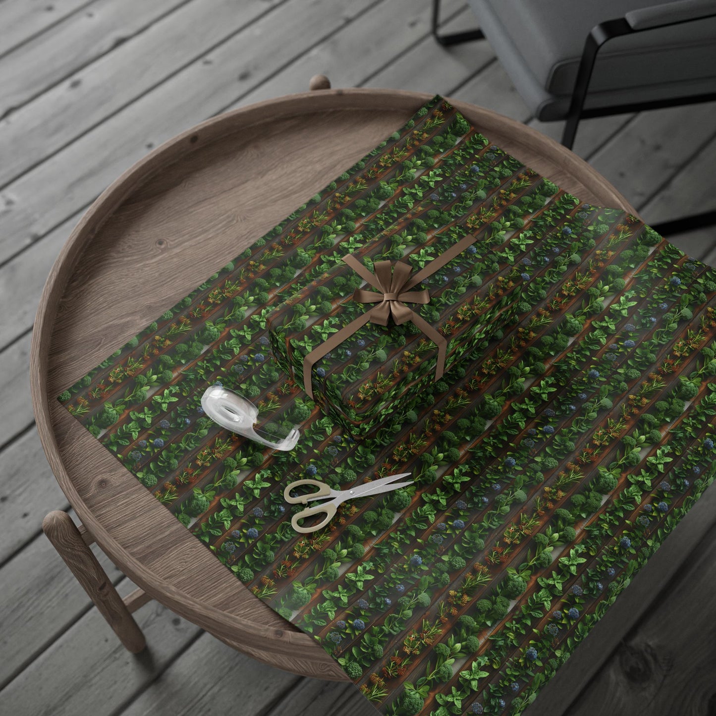Eco-Friendly Botanical Wrapping Paper Roll | Perfect for Gifts & Celebrations