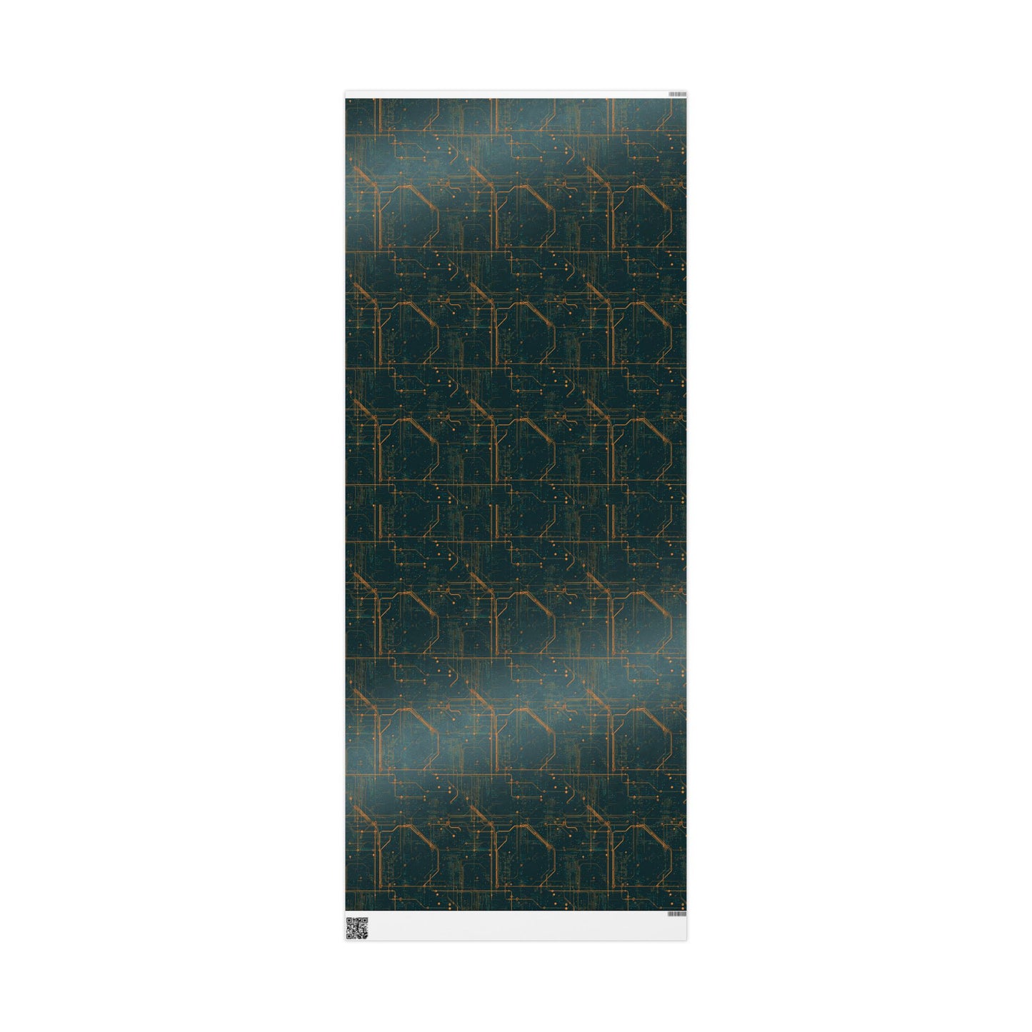 Circuit Board Pattern Wrapping Paper — Trace No. 001