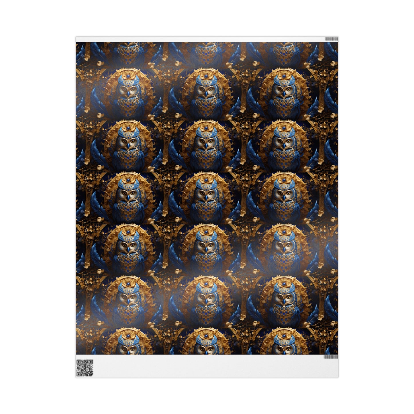 Owl King Wrapping Paper