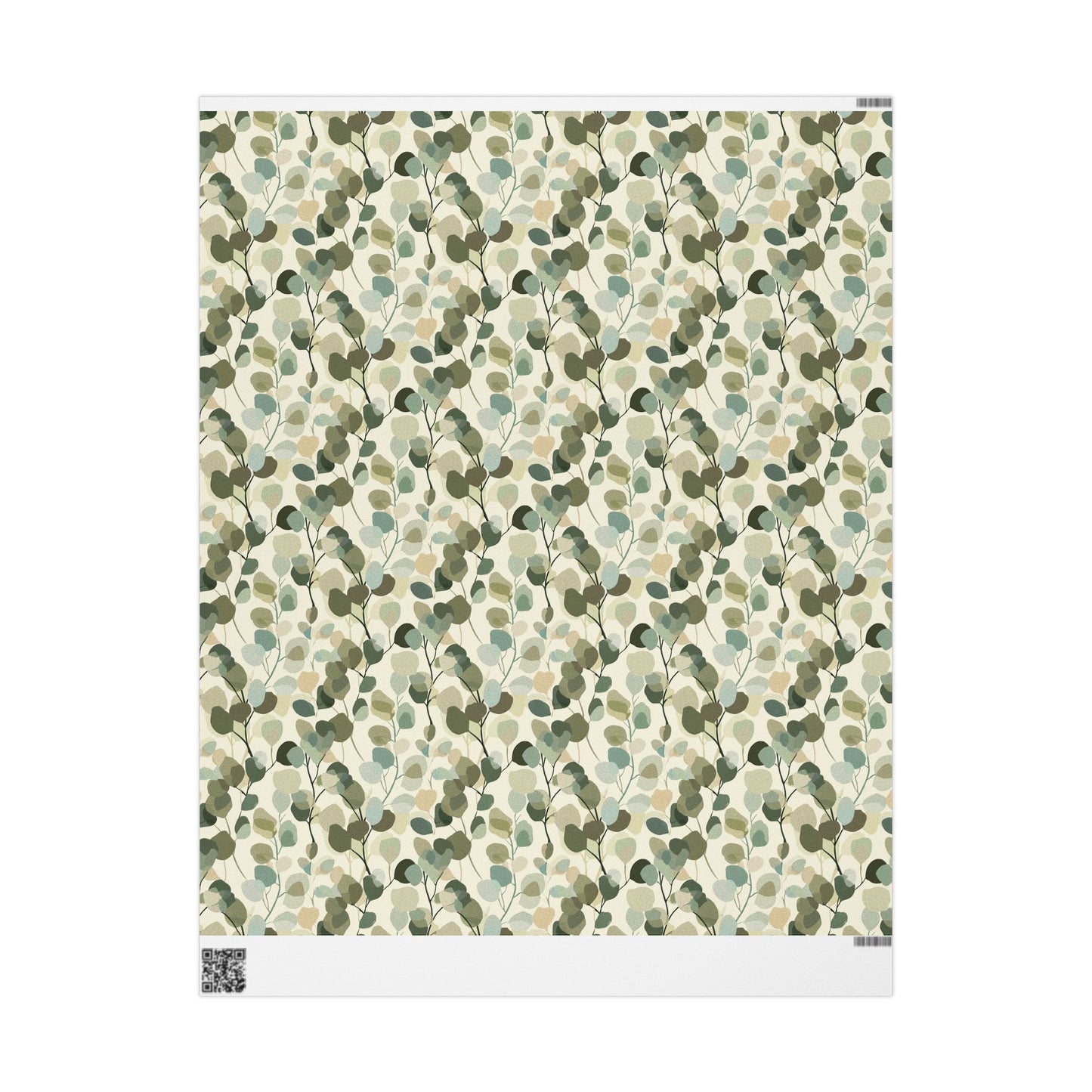 All-Season Botanical Wrapping Paper — Botanical Pattern