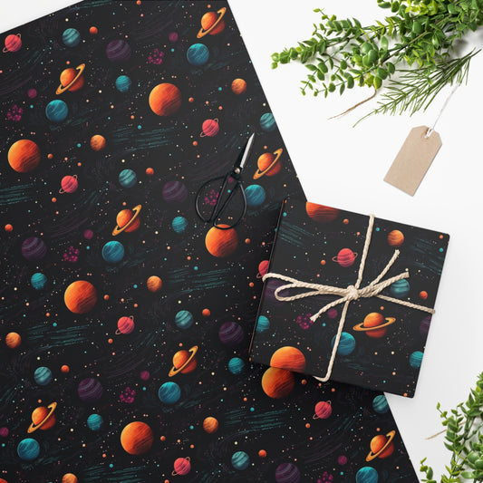 Planetary Wrapping Paper