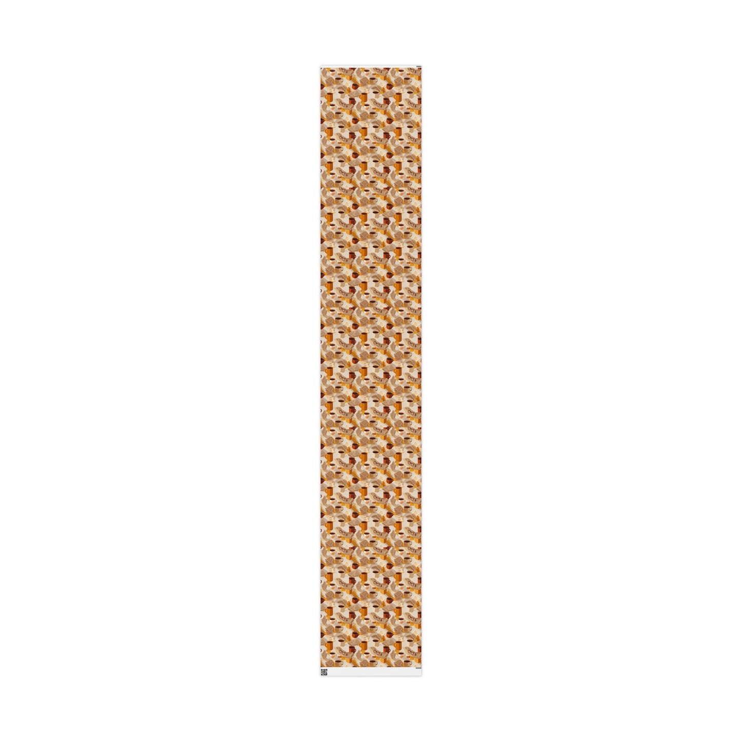 Newspaper Typography Pattern Wrapping Paper — Edition No. 004