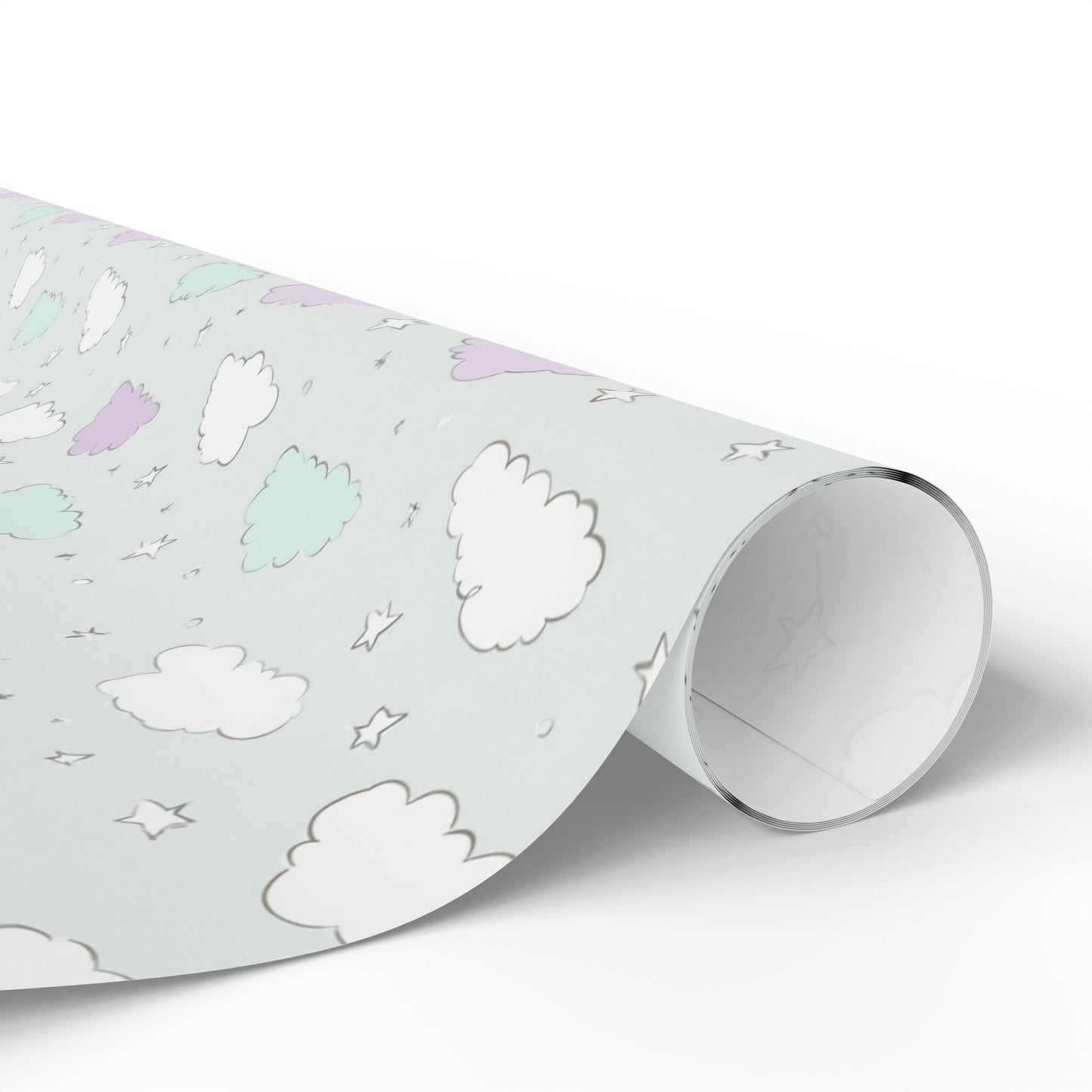 Sky & Cloud Pattern Wrapping Paper — Horizon No. 004