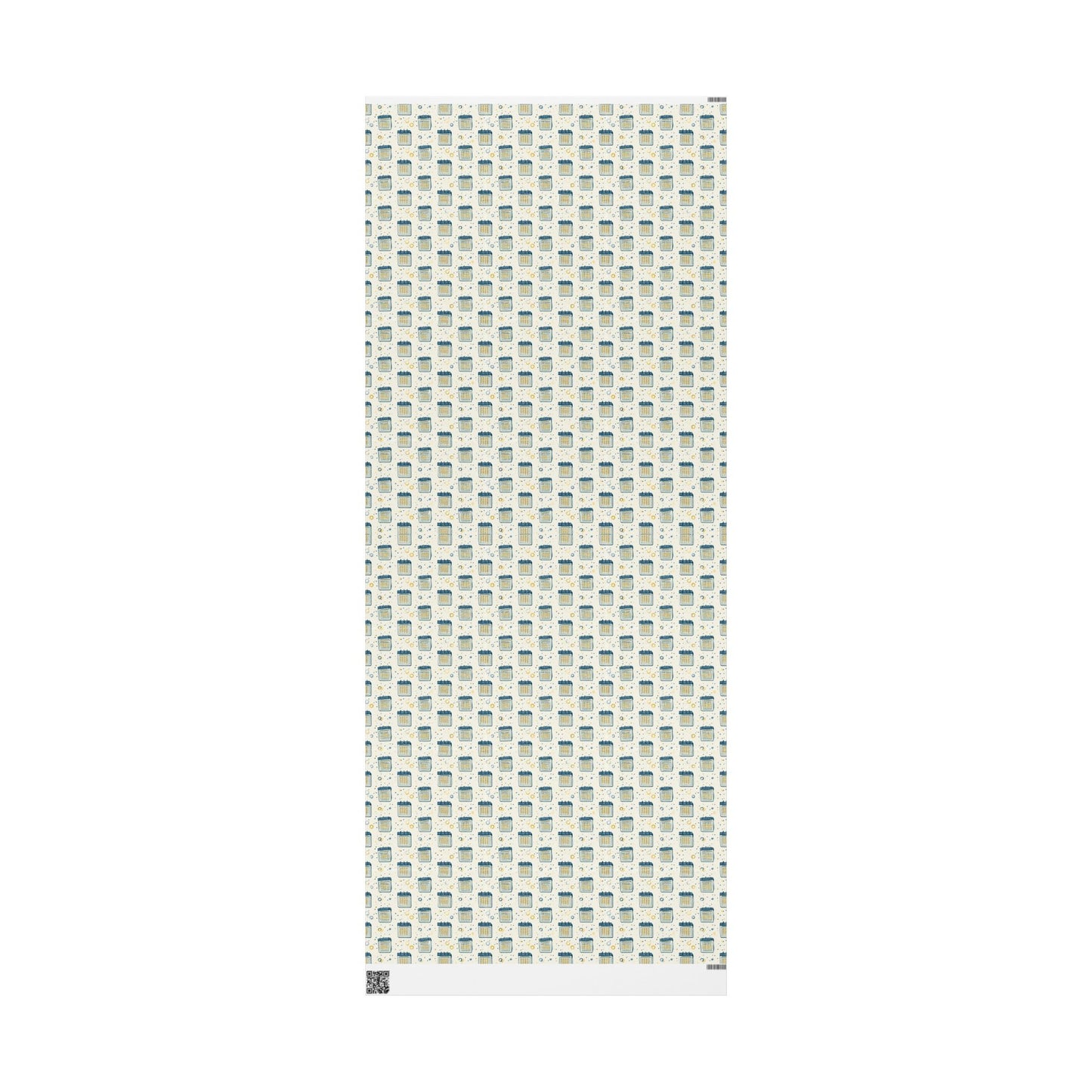 Vintage Analog Calendar Wrapping Paper
