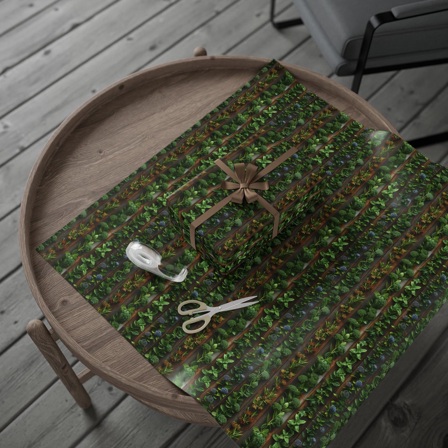 Eco-Friendly Botanical Wrapping Paper Roll | Perfect for Gifts & Celebrations