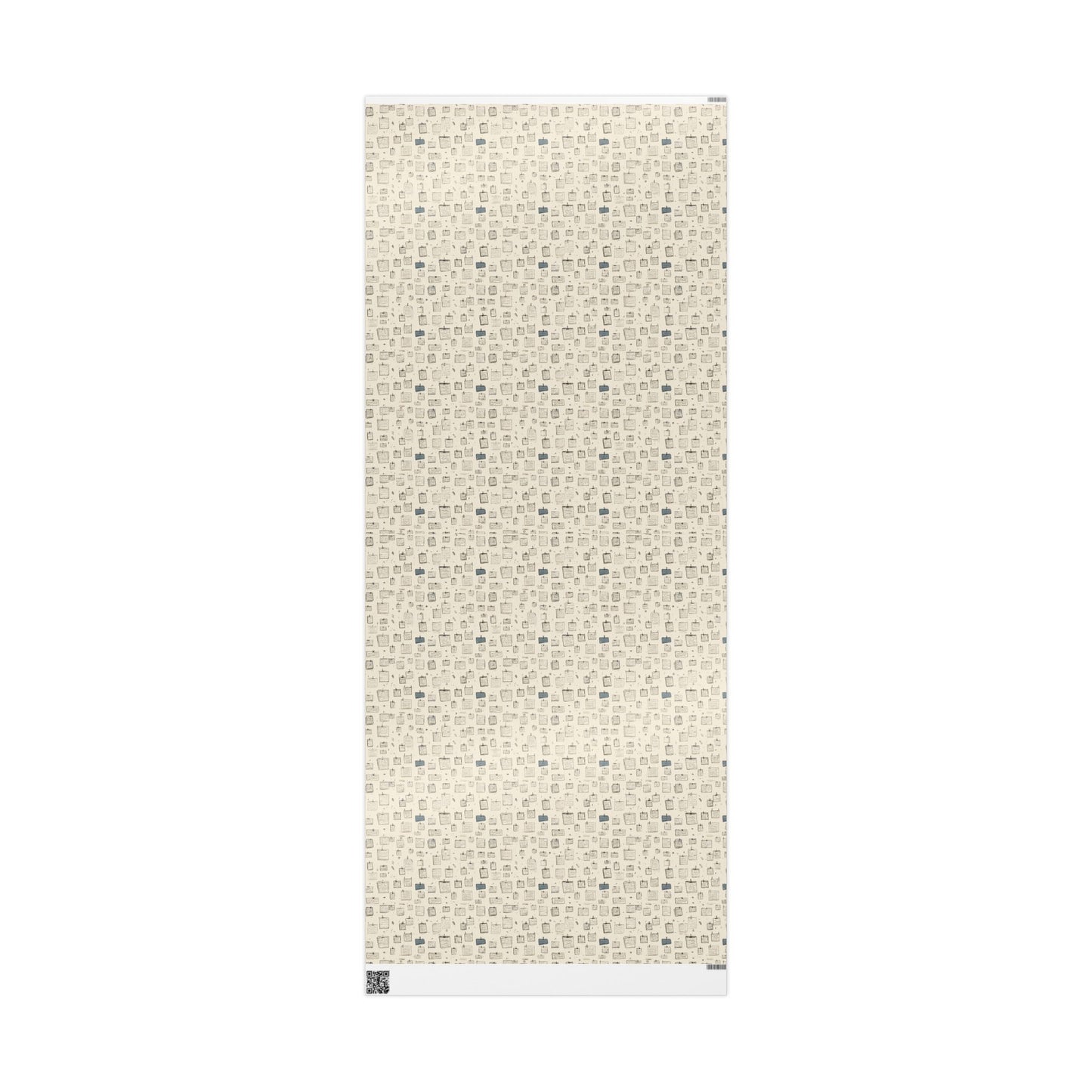 Marginalia & Notes Pattern Wrapping Paper — Page No. 004