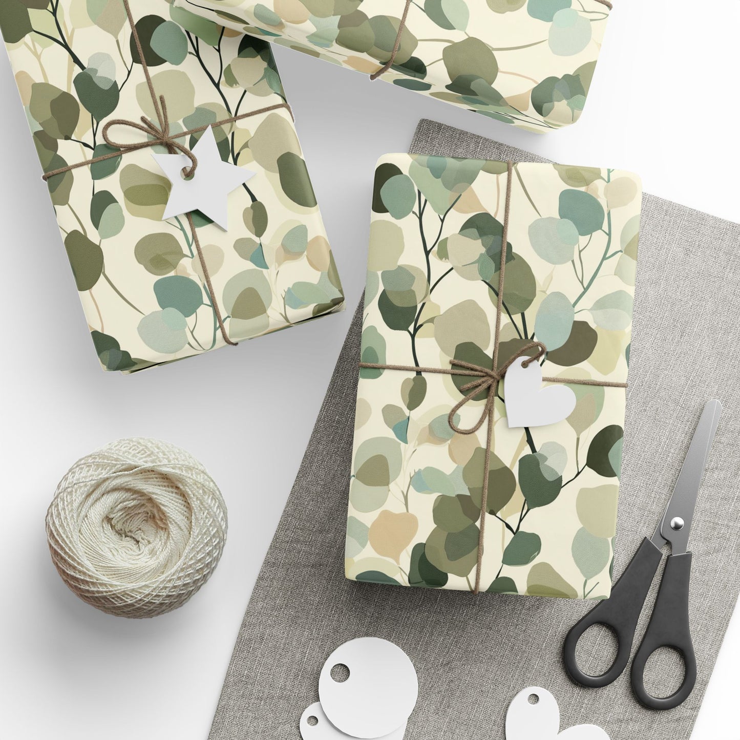 All-Season Botanical Wrapping Paper — Botanical Pattern