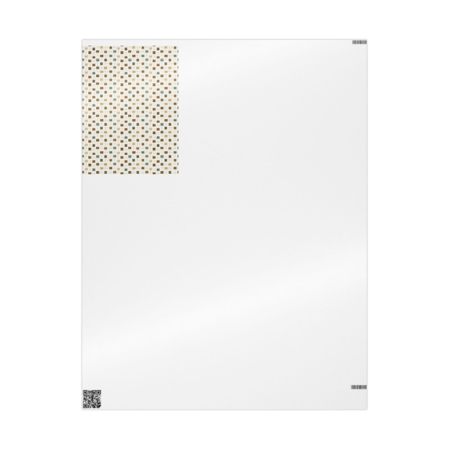 Postal System Wrapping Paper | Vintage Envelope & Postmark Pattern | All-Season Gift Wrap