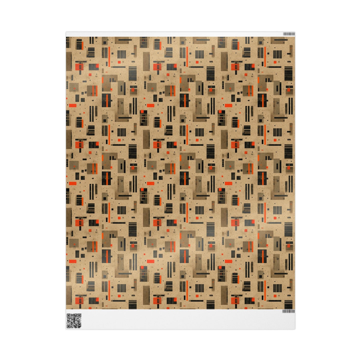 Warehouse & Industrial Pattern Wrapping Paper — Bay No. 004