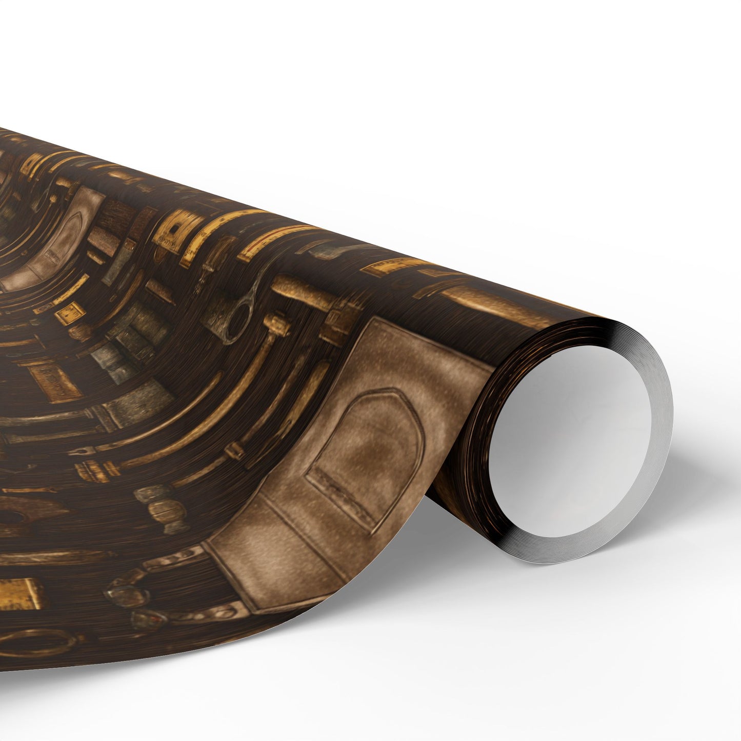 Workshop & Tools Pattern Wrapping Paper — Bench No. 004