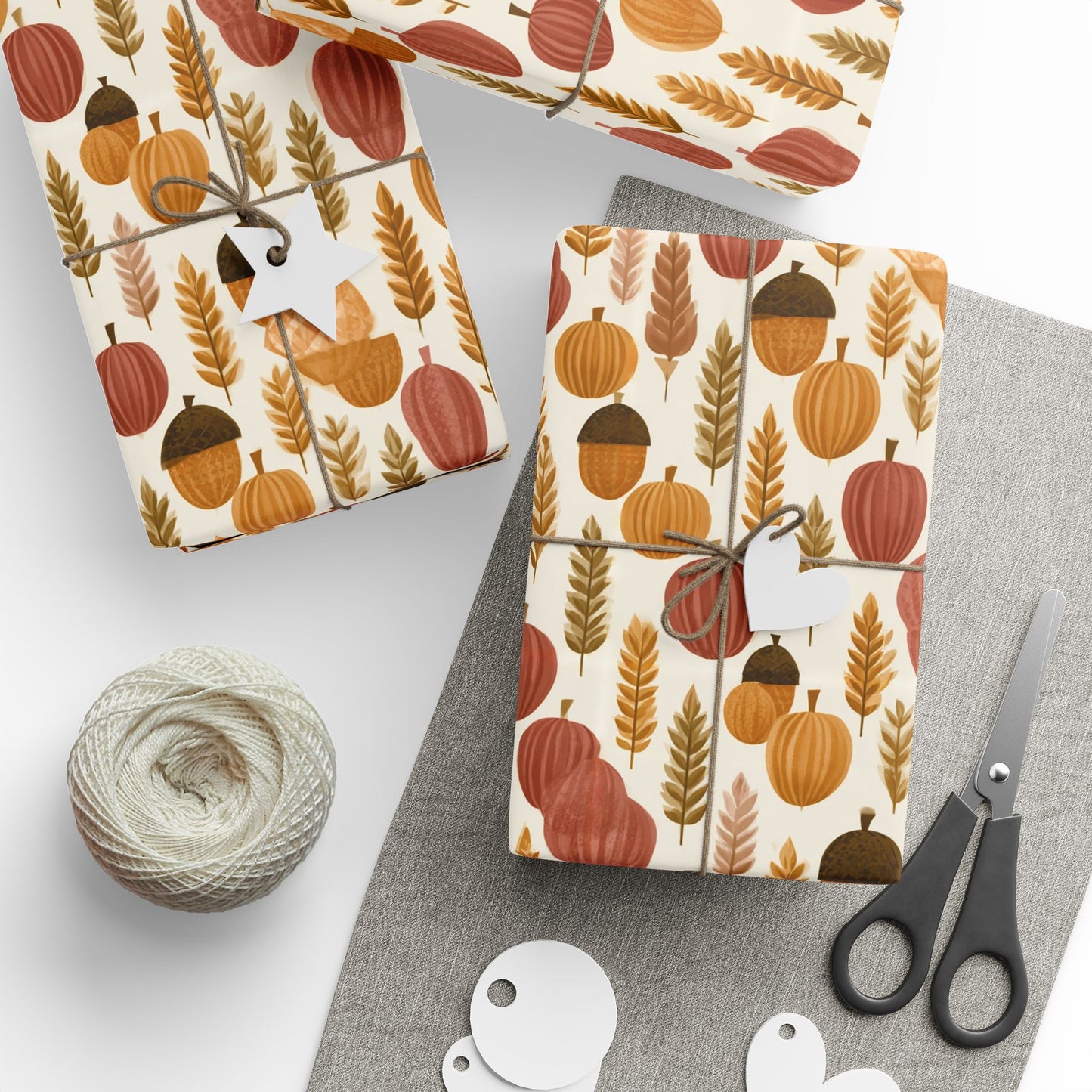 Mid-Century Modern Harvest Wrapping Paper
