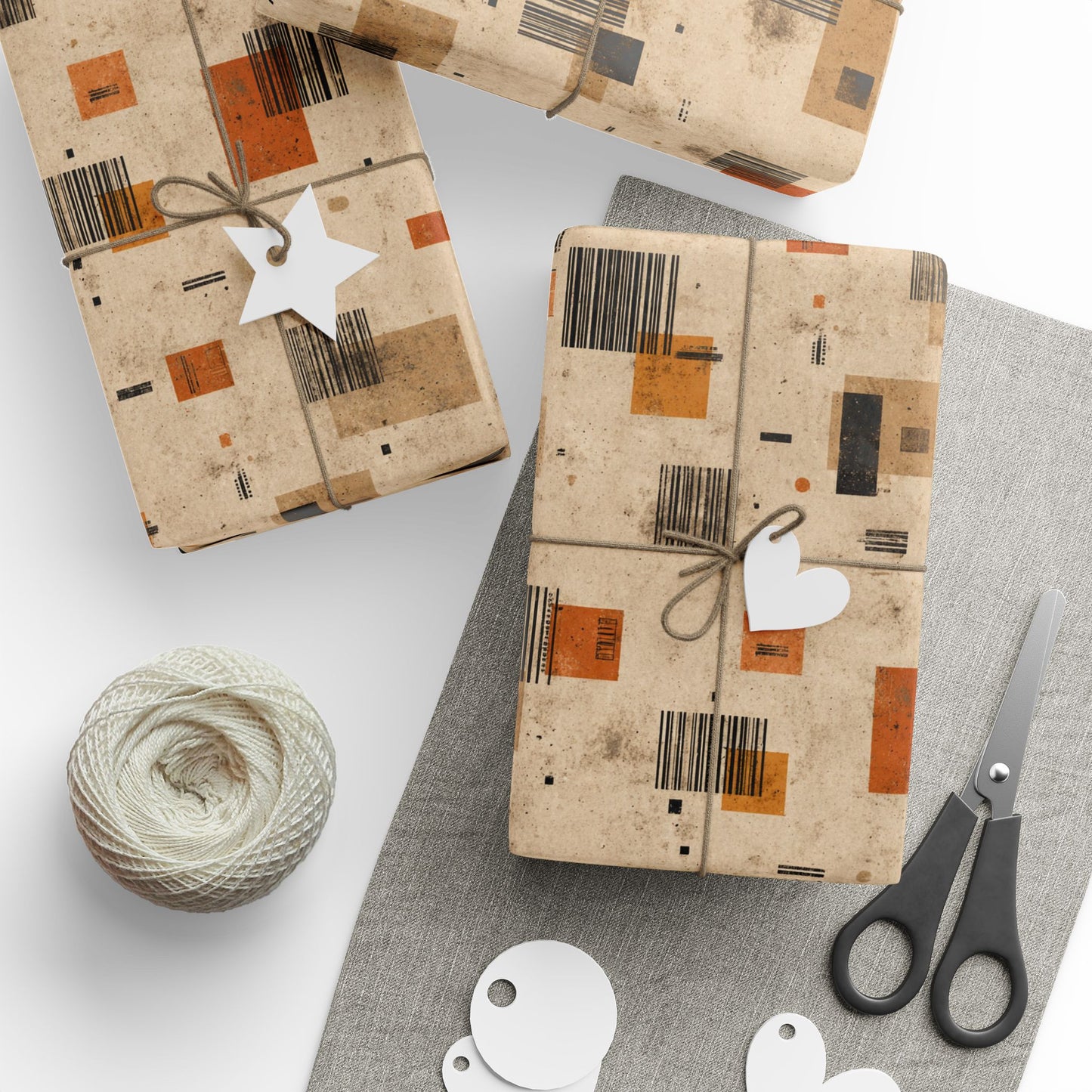 Warehouse & Industrial Pattern Wrapping Paper — Bay No. 003