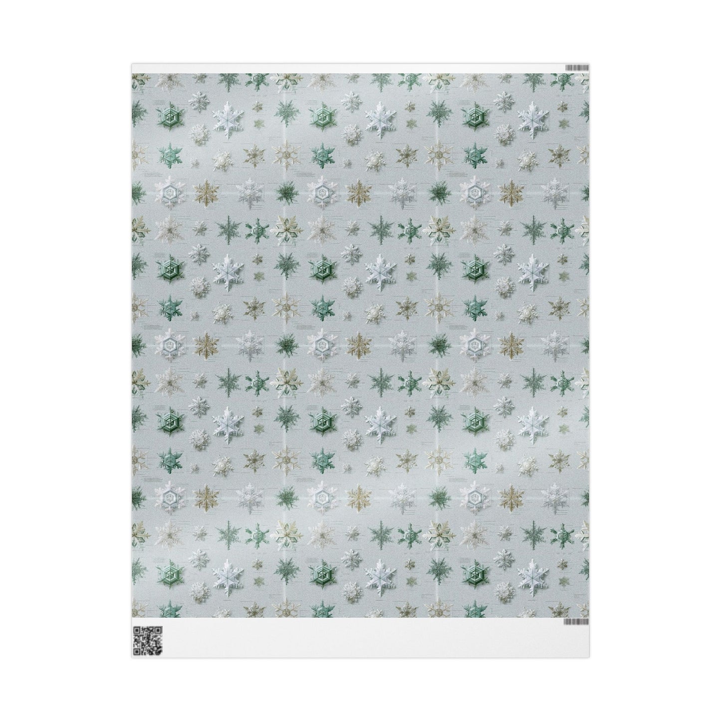 Scientific Snowflake Taxonomy Wrapping Paper