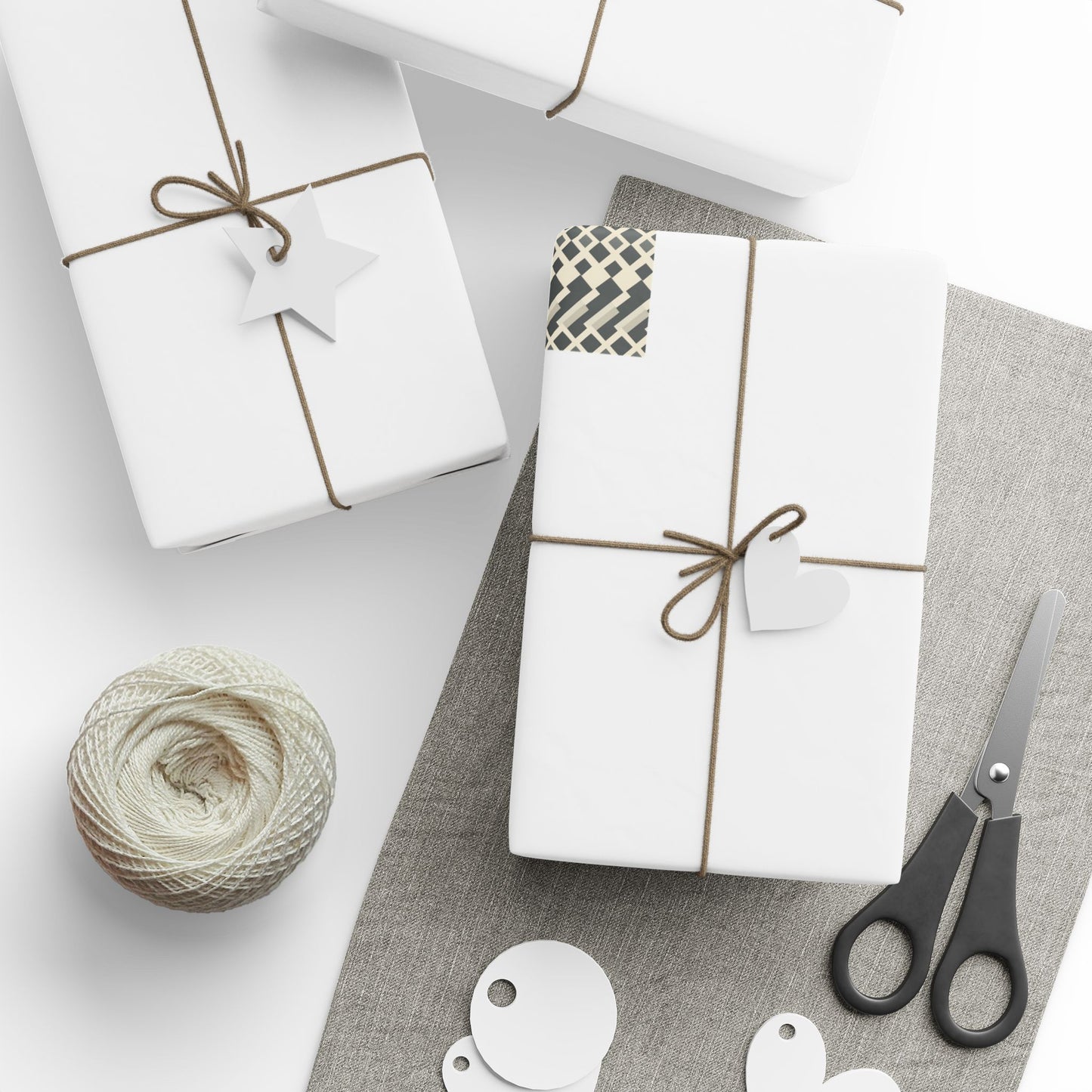 All-Season Geometric Wrapping Paper — Geometric Pattern