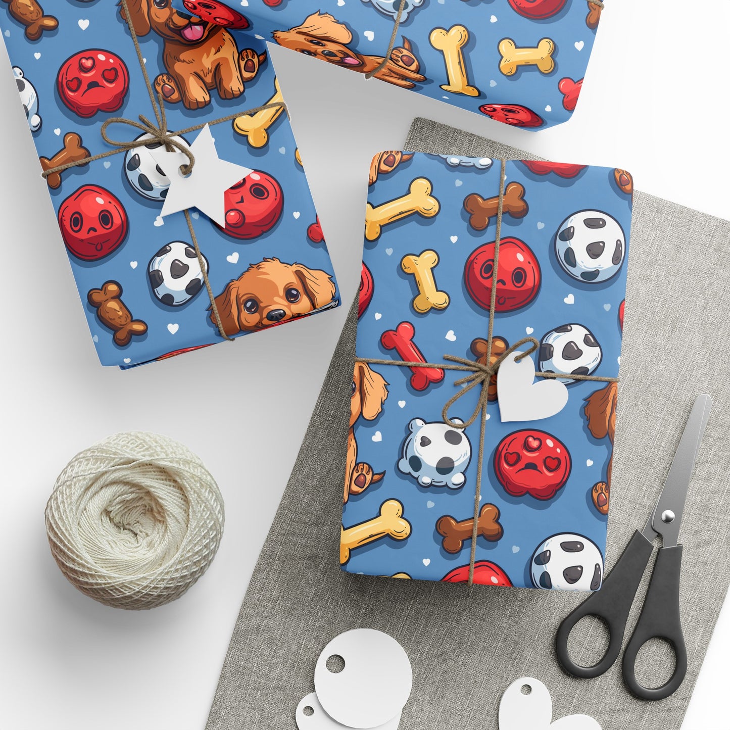 Dog Toys Wrapping Paper