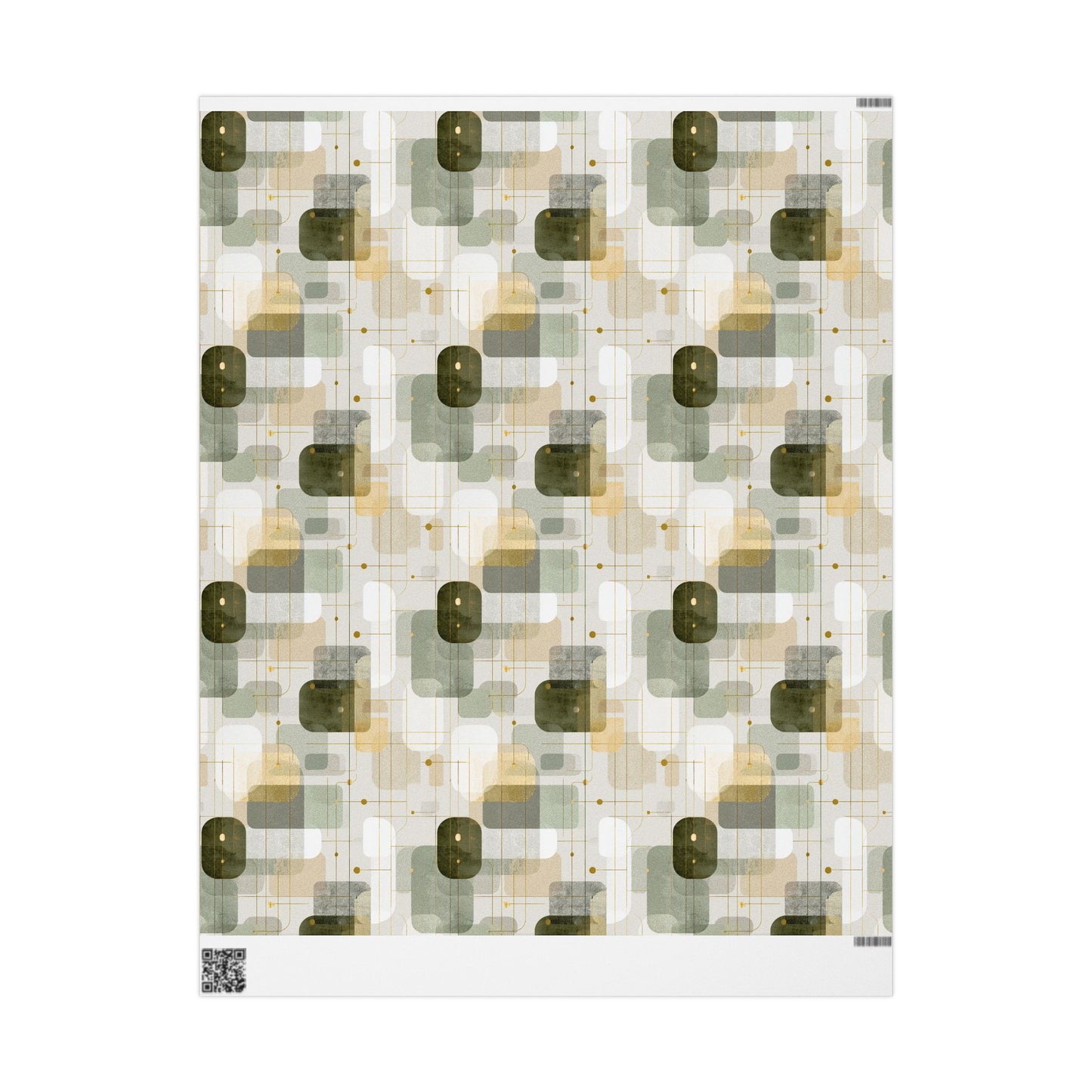Flowchart Pattern Wrapping Paper — Process No. 004
