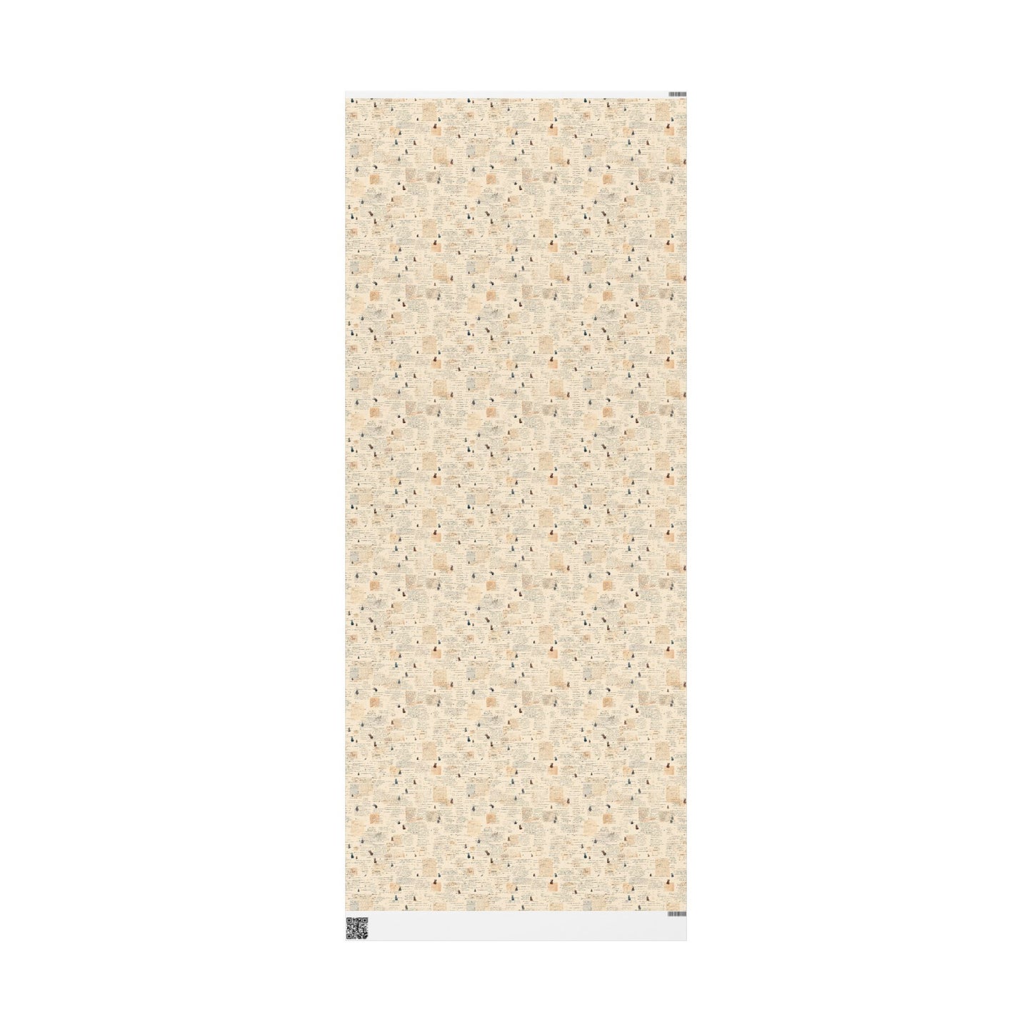 Marginalia & Notes Pattern Wrapping Paper — Page No. 002