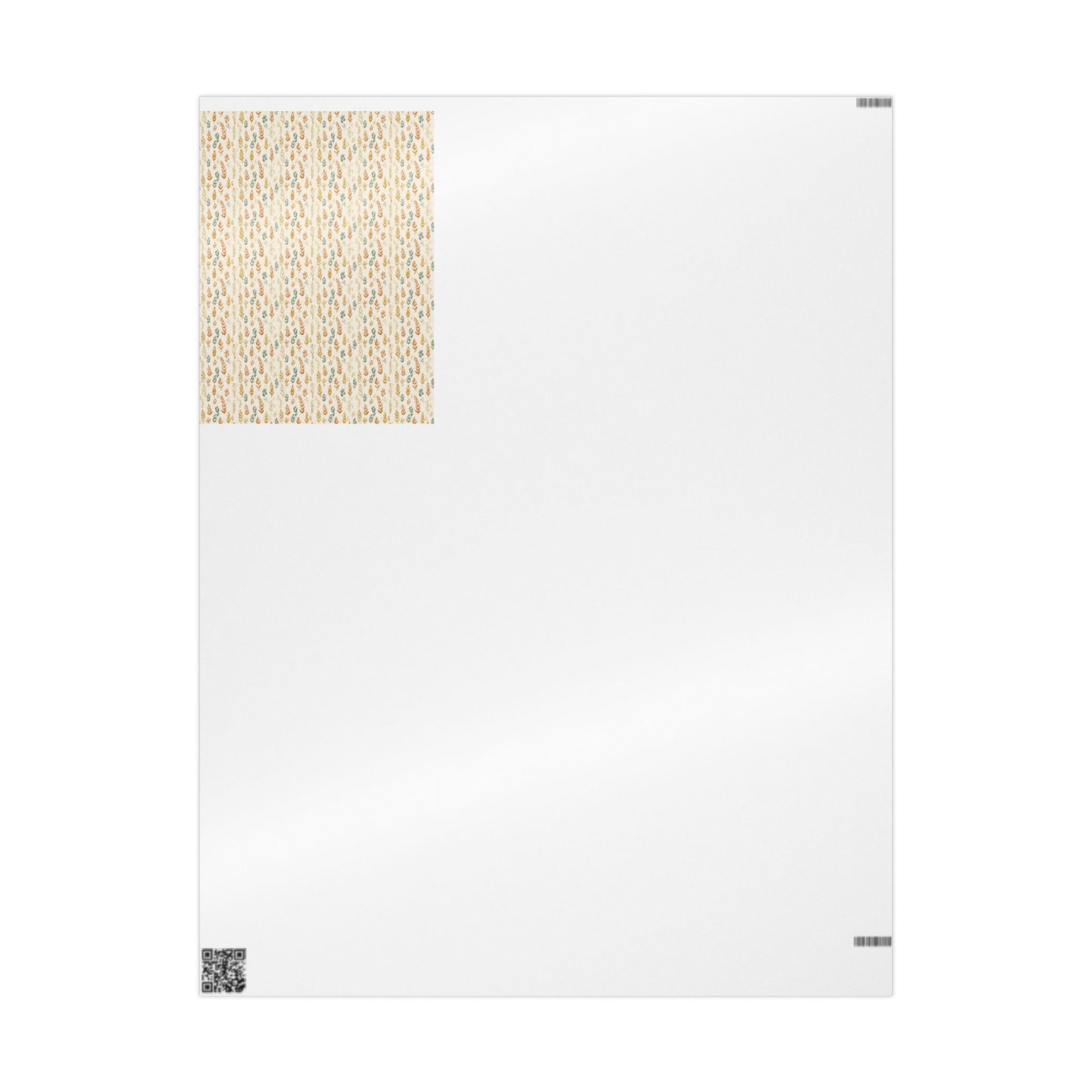 Fall Botanical Wrapping Paper — Autumn Study No. 006