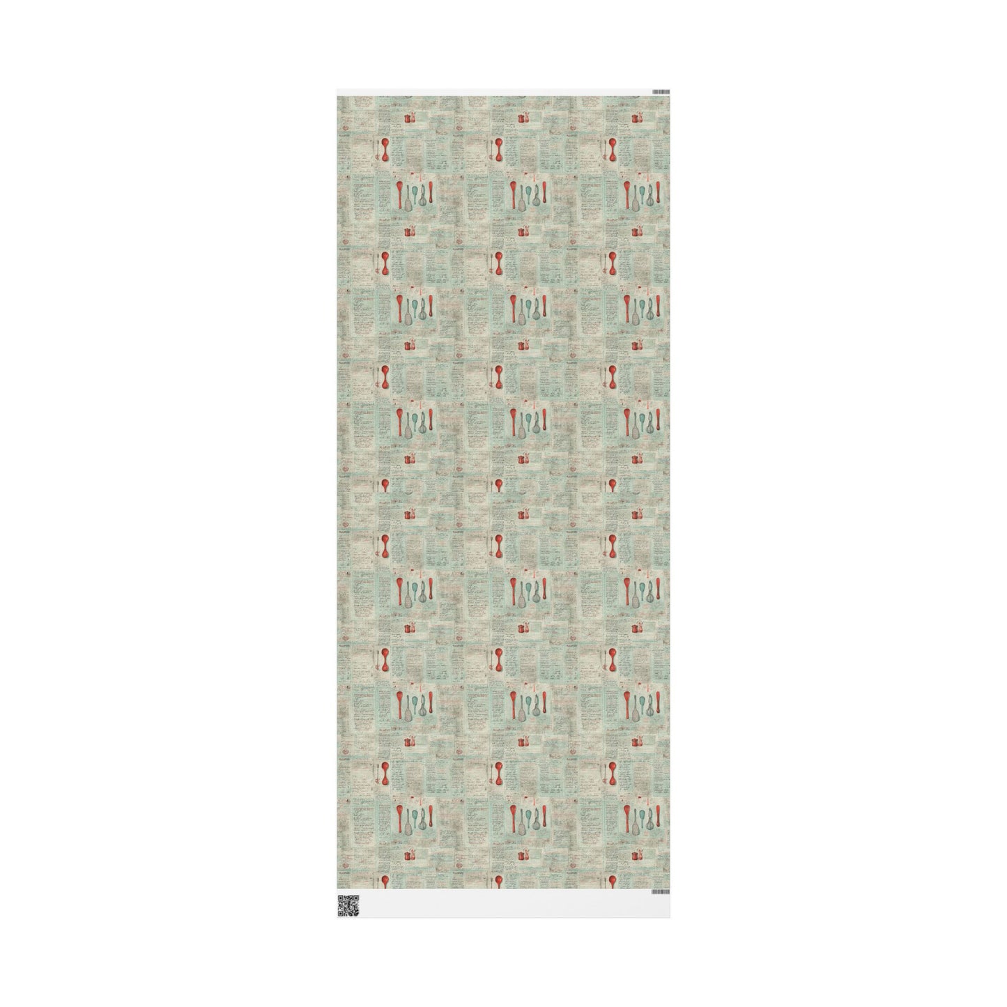 Retro Diner Pattern Wrapping Paper — Menu No. 003