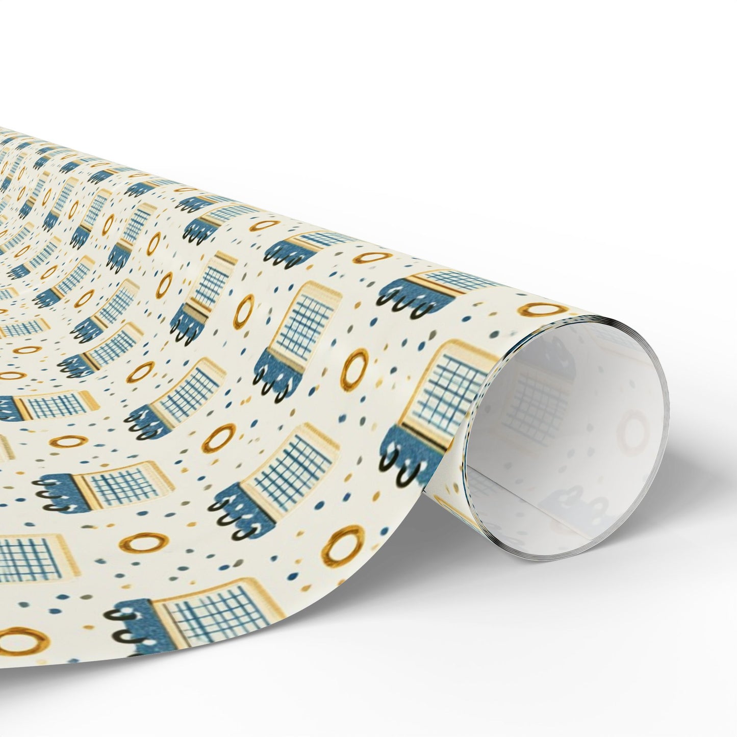 Vintage Analog Calendar Wrapping Paper