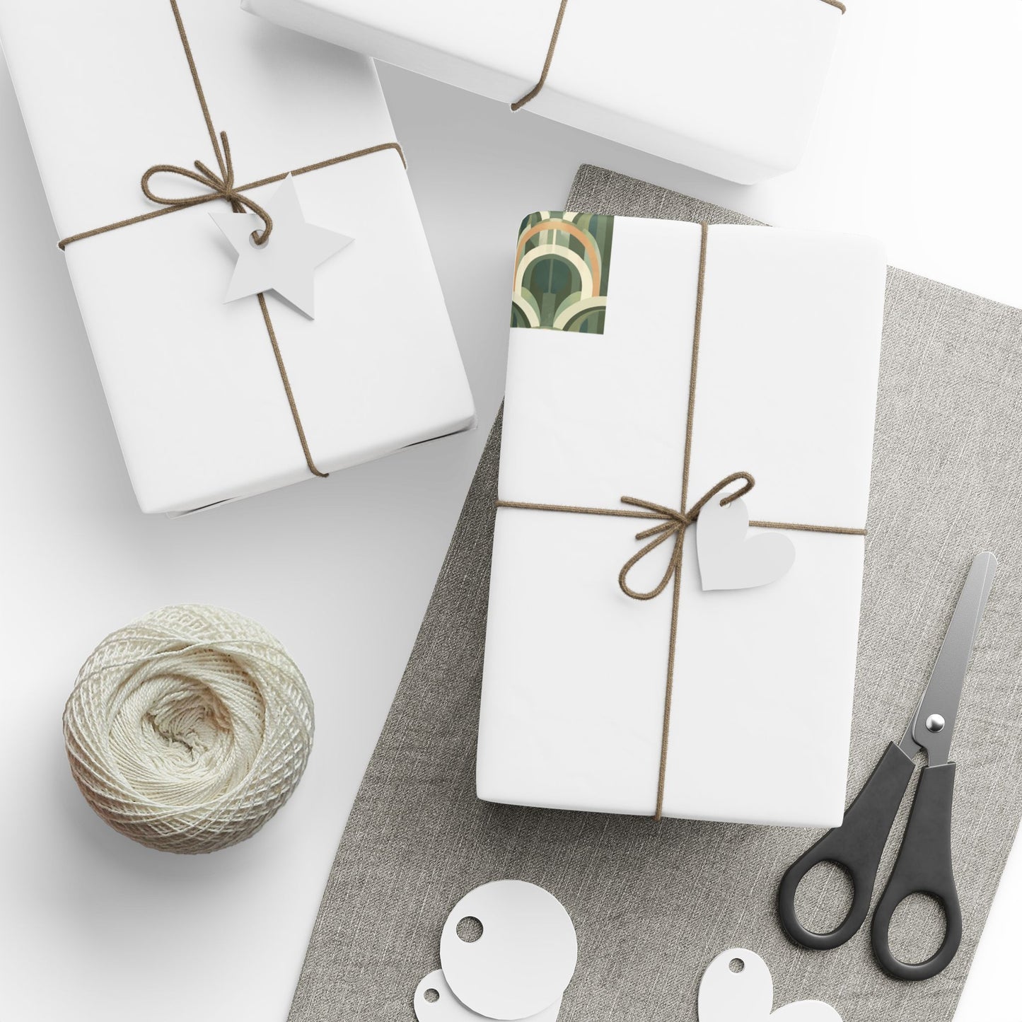 All-Season Geometric Wrapping Paper — Geometric Pattern