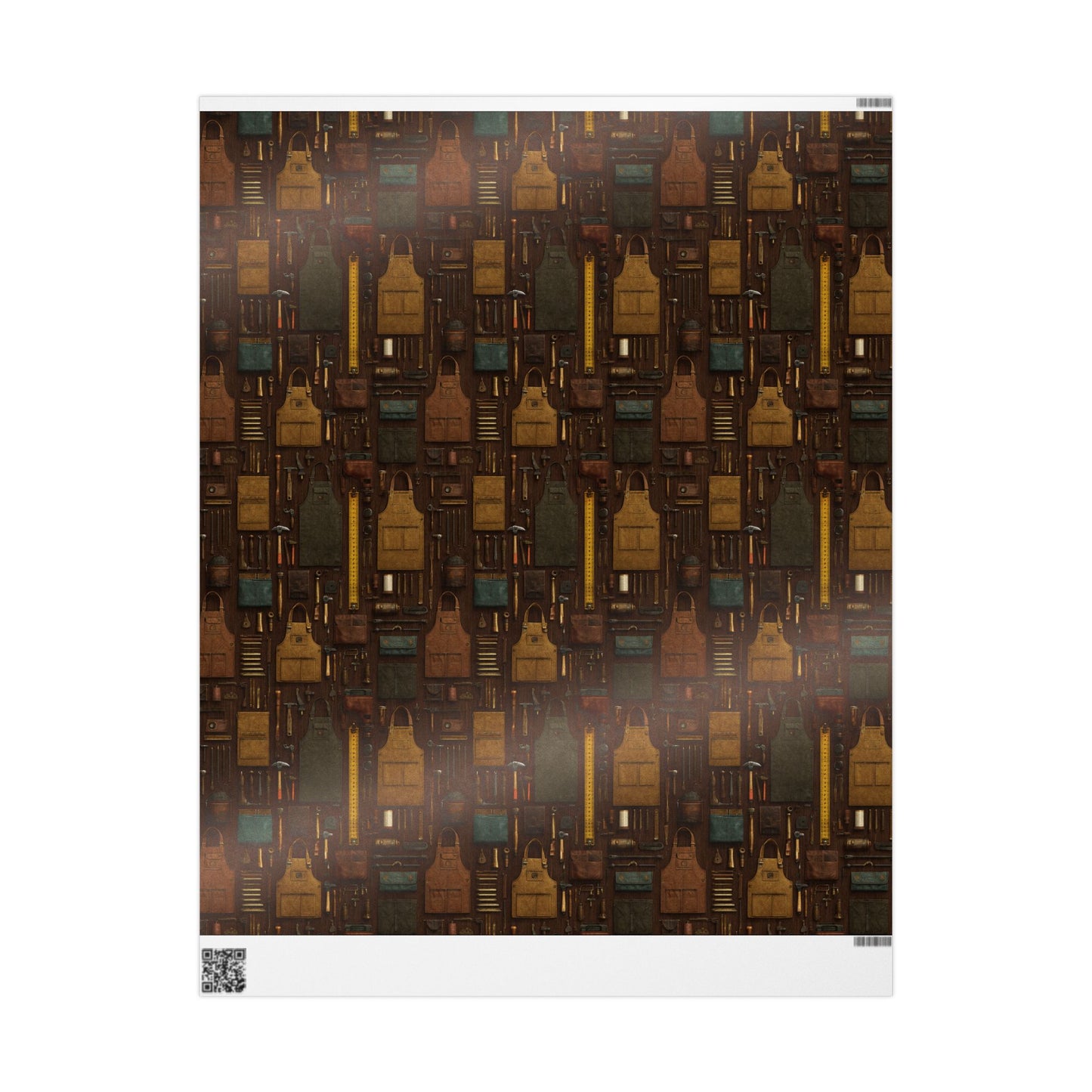 Workshop & Tools Pattern Wrapping Paper — Bench No. 002