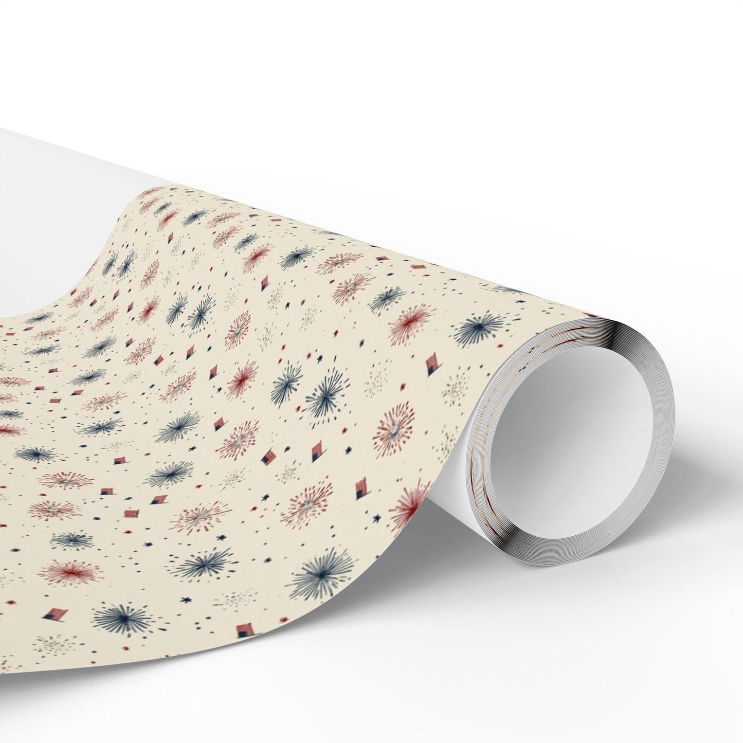 Patriotic Wrapping Paper — Red, White & Blue Pattern